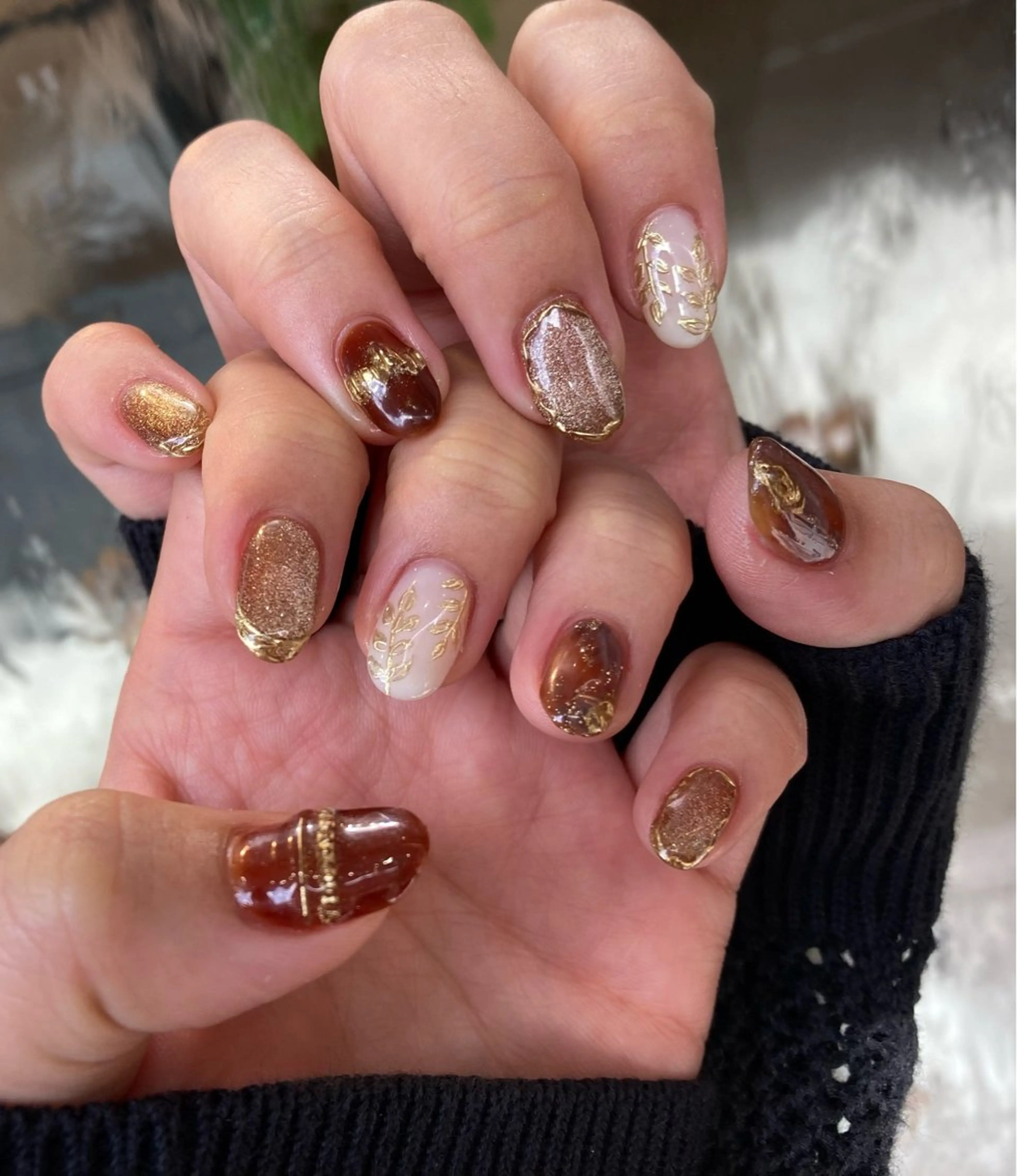 ネイル マグネットネイル ハンドネイル Nest 平出のネイルデザイン