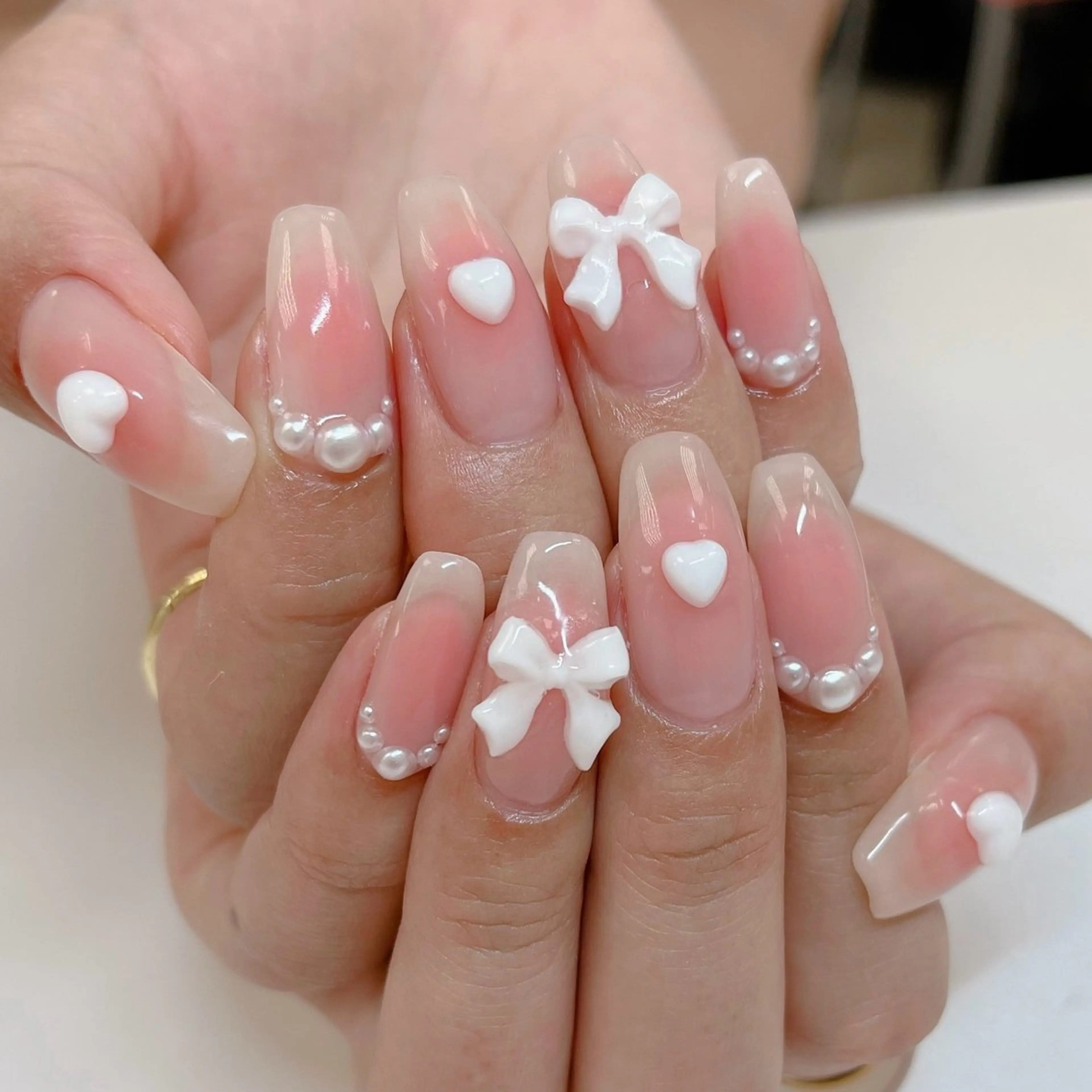 ネイル チークネイル 持ち込み ハンドネイル nailland♡ Airiのネイルデザイン