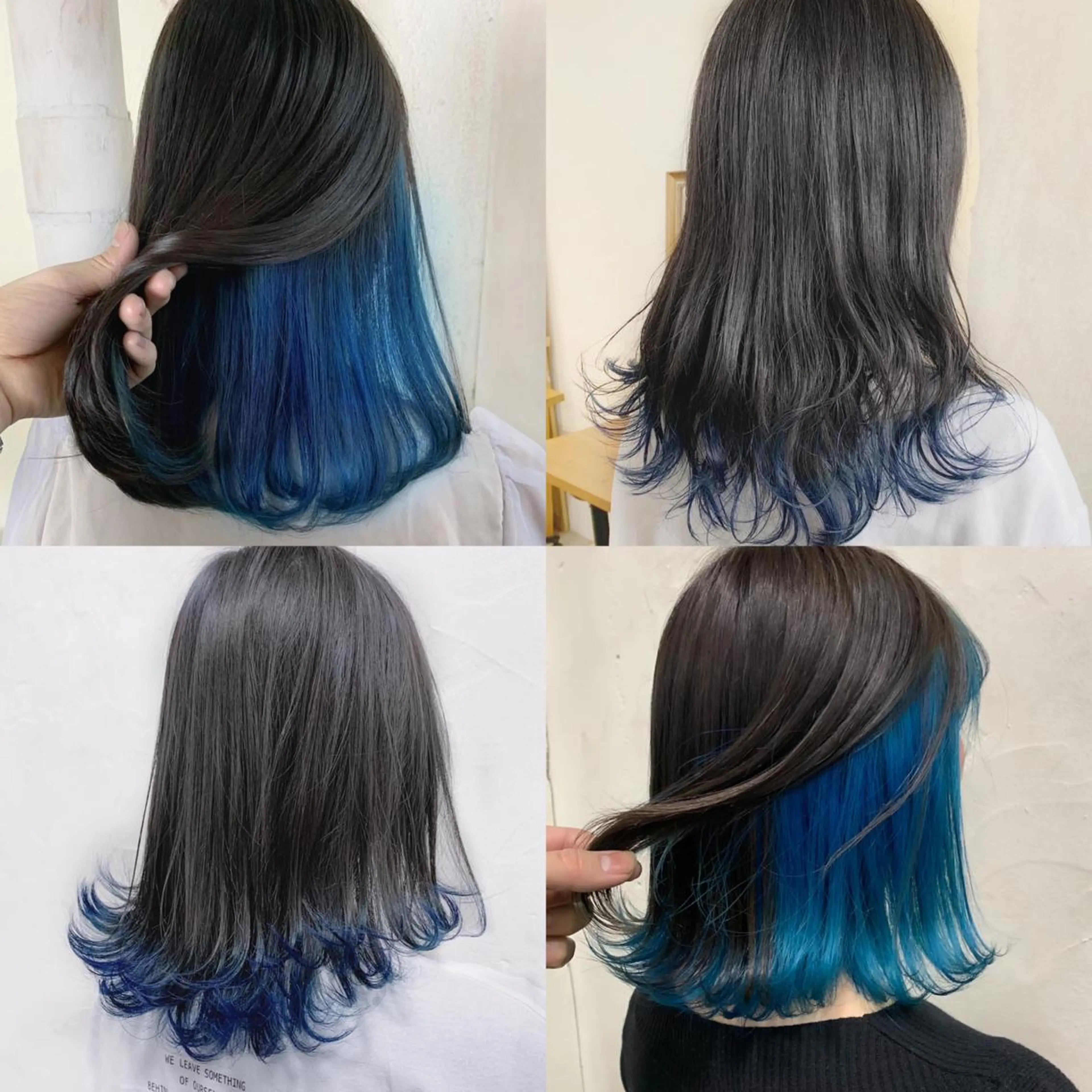 ミディアム カラー ブルーカラー トリートメント /カラー/NAOKIのヘアスタイル