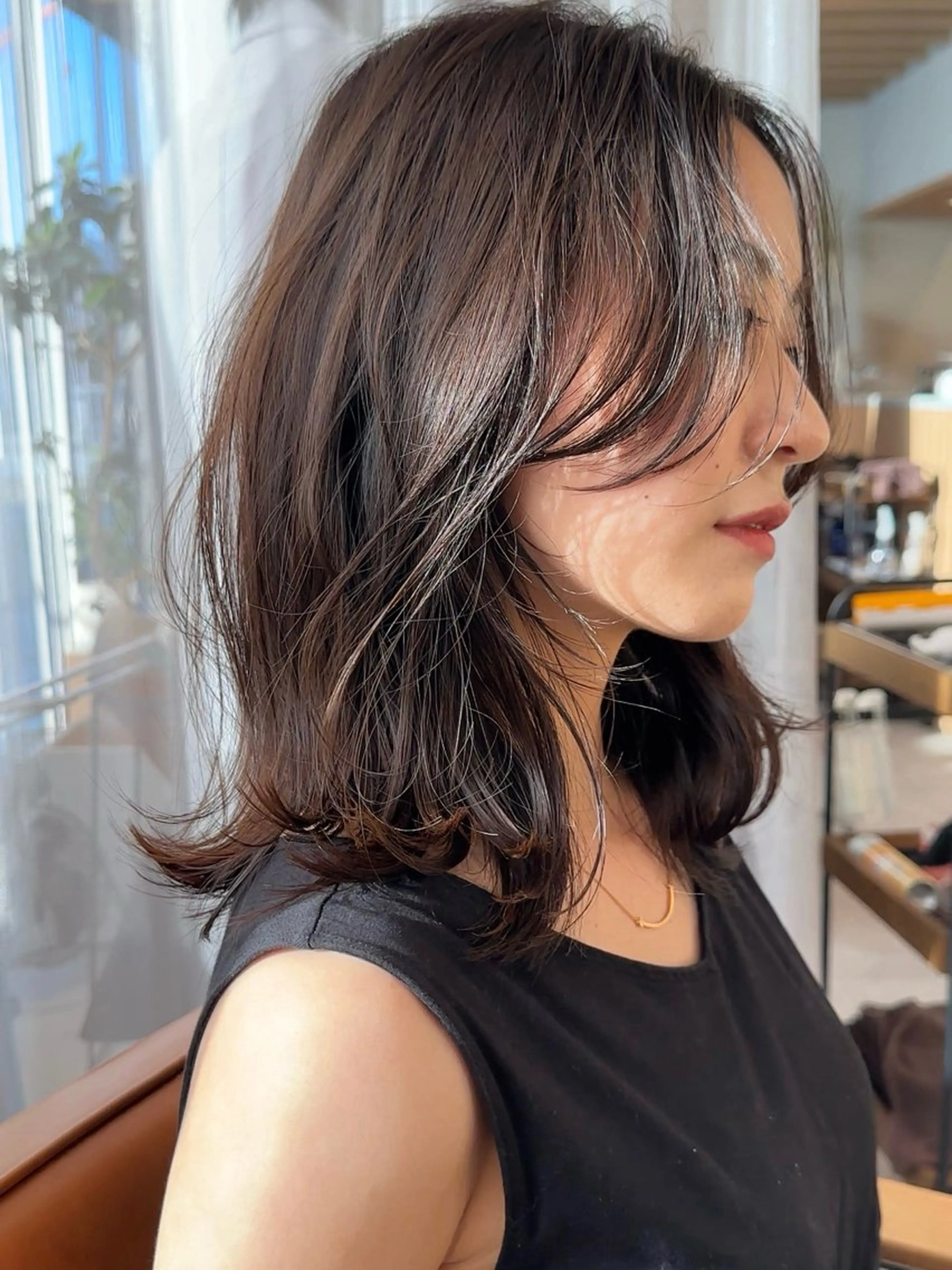 ミディアム i.+sapporo所属・ショート/レイヤー /札幌/小山内のヘアスタイル