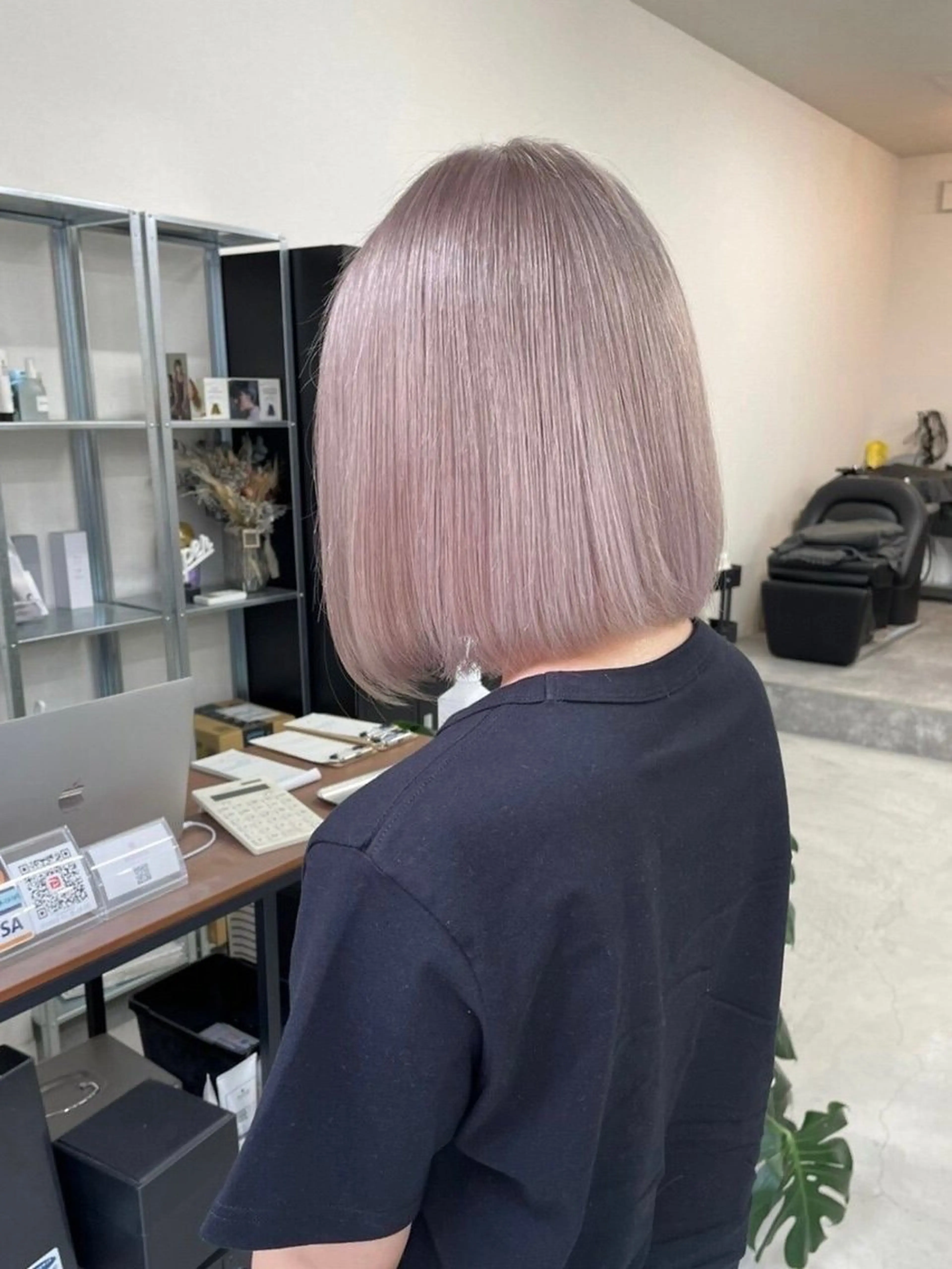 ショート カラー パーマ 江坂エリア最安値◎ ブリーチ*土田のヘアスタイル