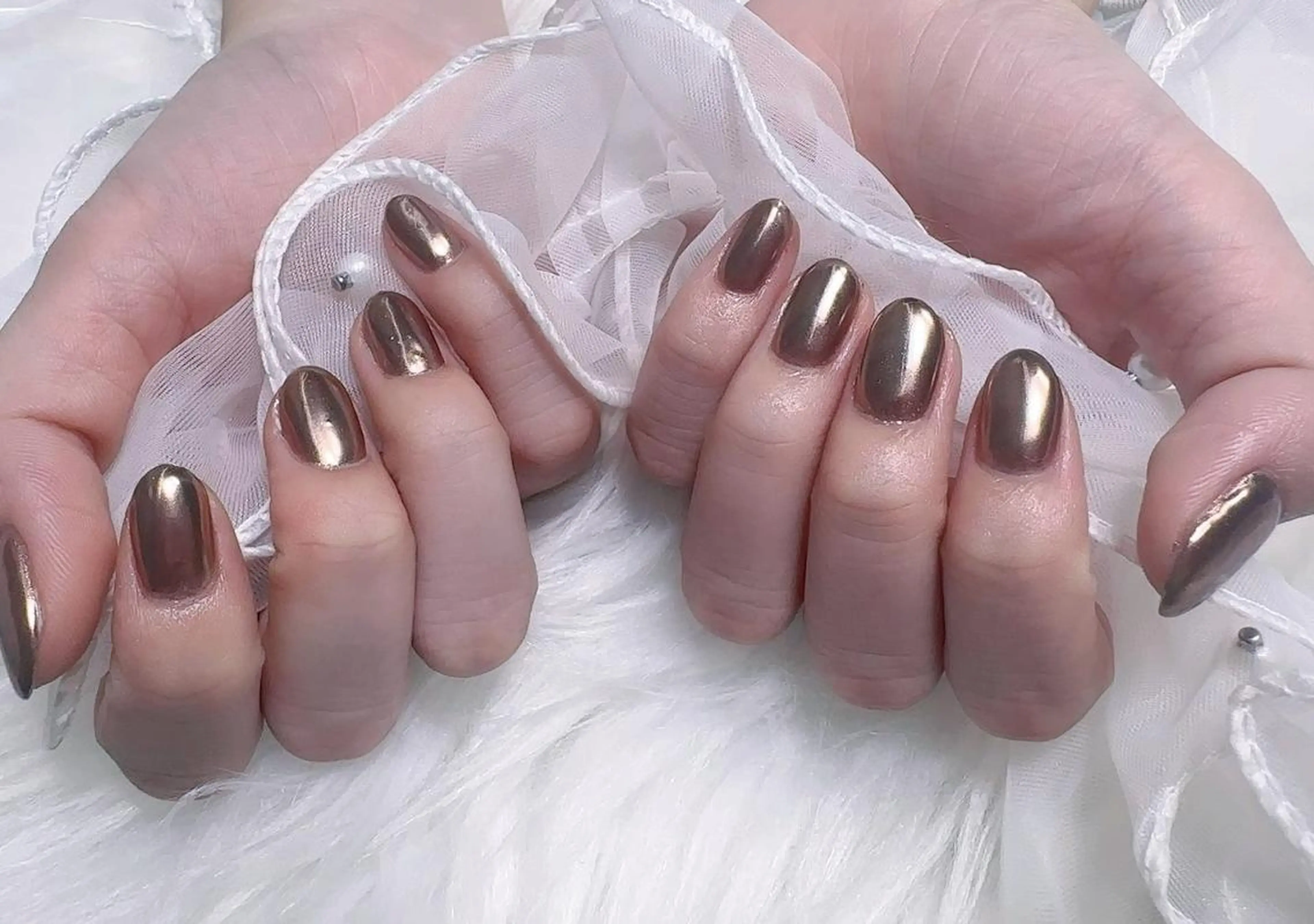 ネイル ハンドネイル 🦋y y Nail 🤍のネイルデザイン