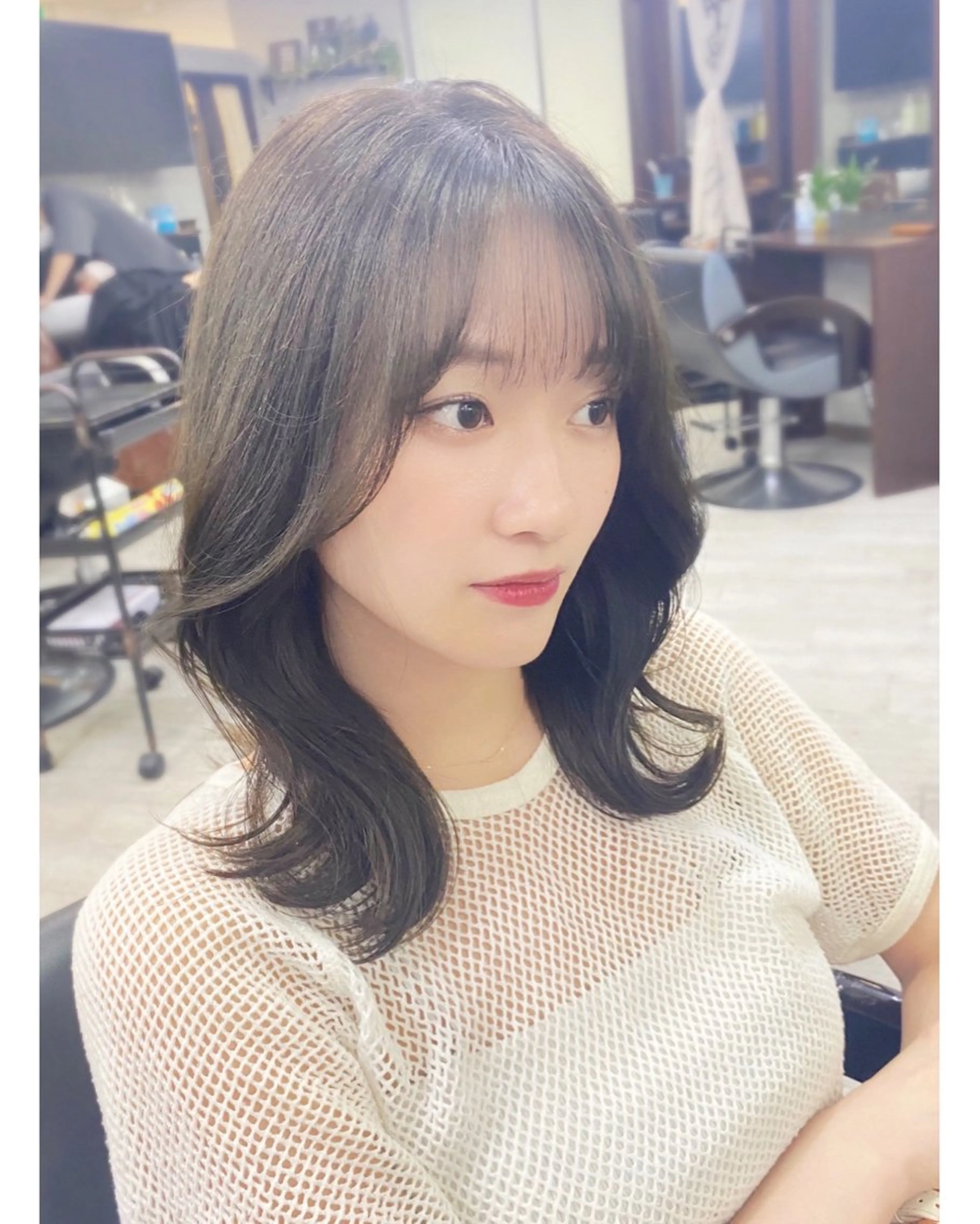 ミディアム カラー くびれヘア cocoru所属・＊横浜駅＊ 金子 誠也のヘアスタイル