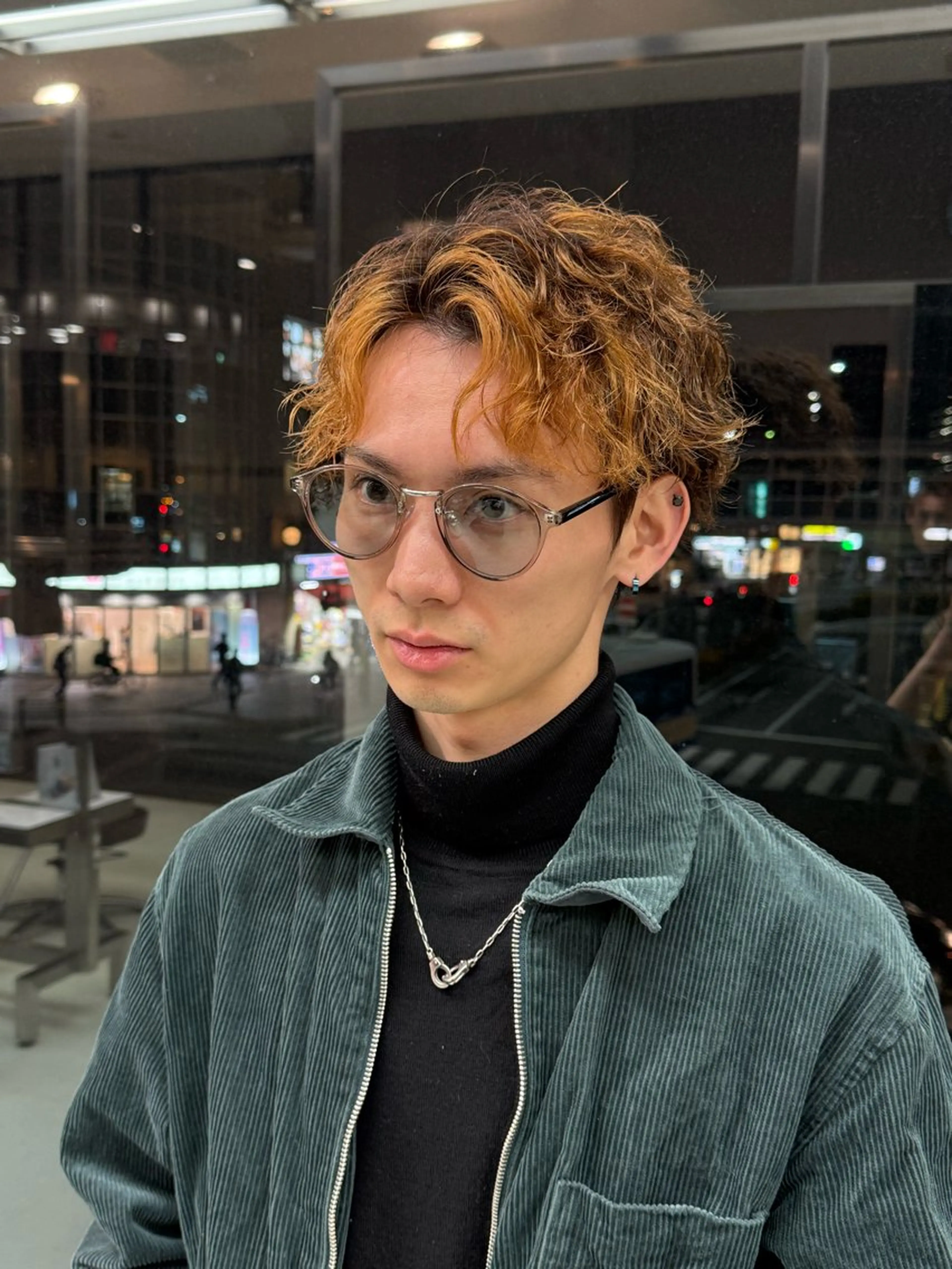 カラー パーマ メンズ ヘアカラー 中津/トレンドカラー /美馬本紅亜のヘアスタイル