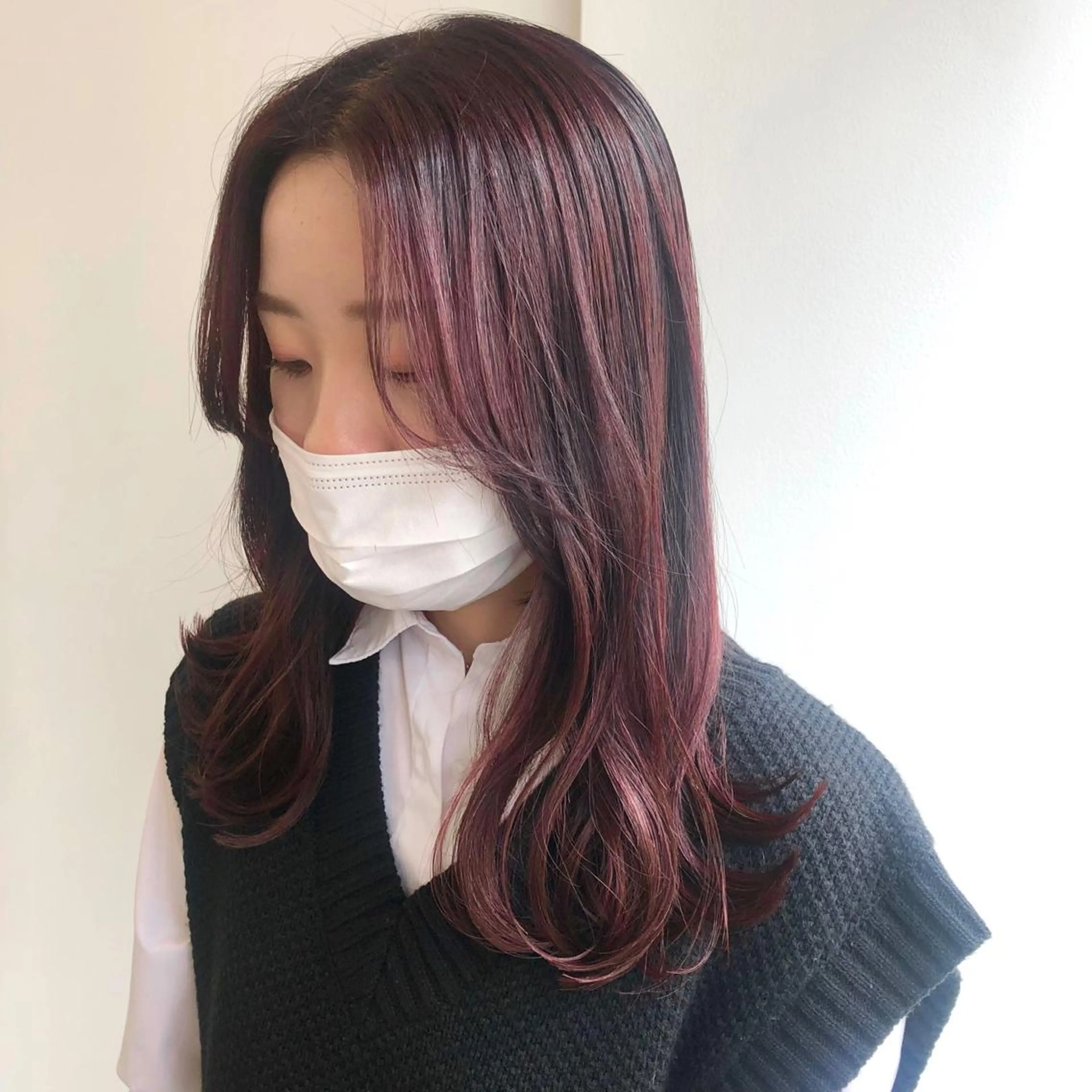 ロング 🤍韓国ヘア🇰🇷 タバタサオリ🤍のヘアスタイル