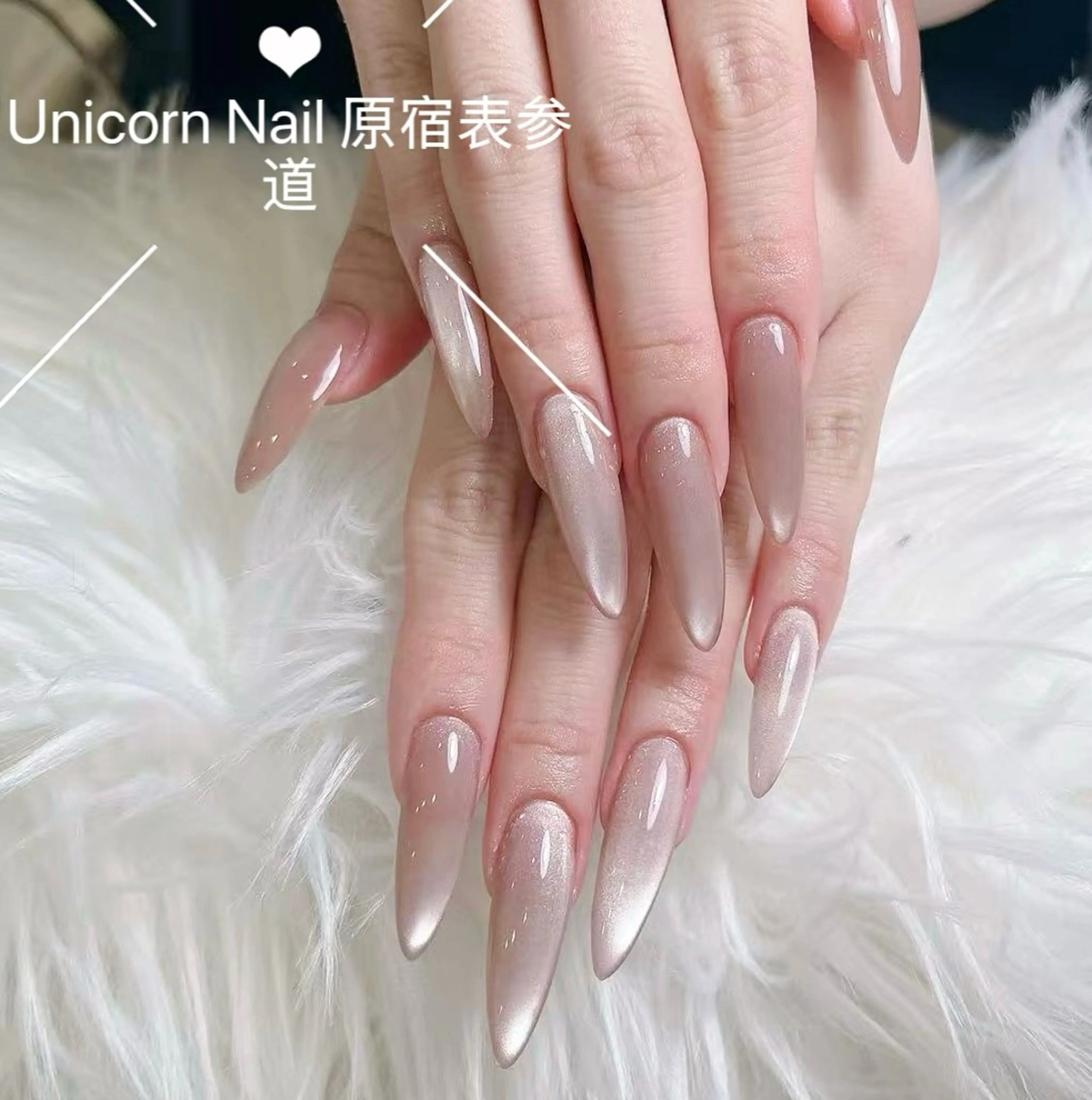 ネイル マグネットネイル ネイルチップ ハンドネイル Unicorn Nail原宿表参道のネイルデザイン