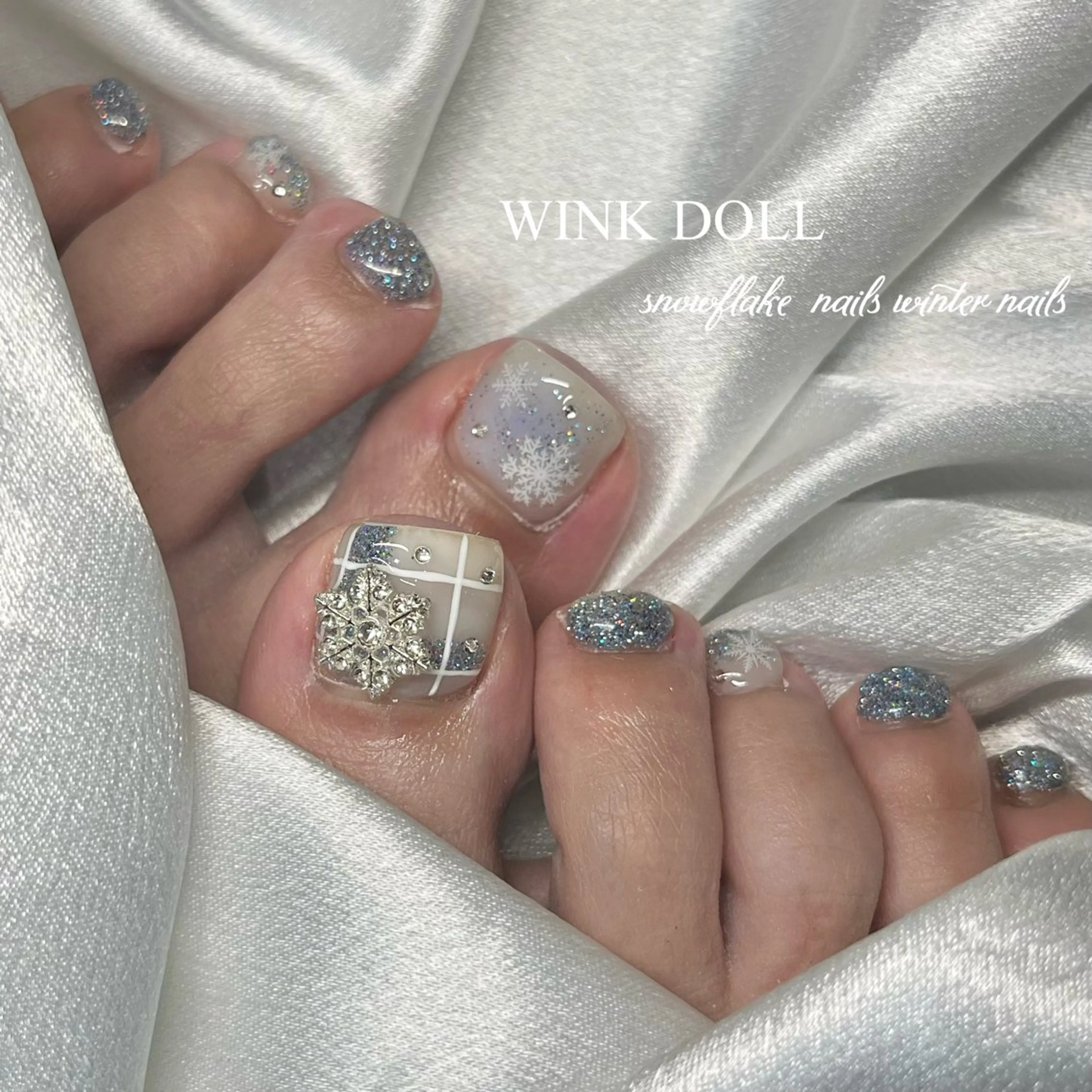 ネイル フットネイル WINK DOLL 🌹MARIのネイルデザイン