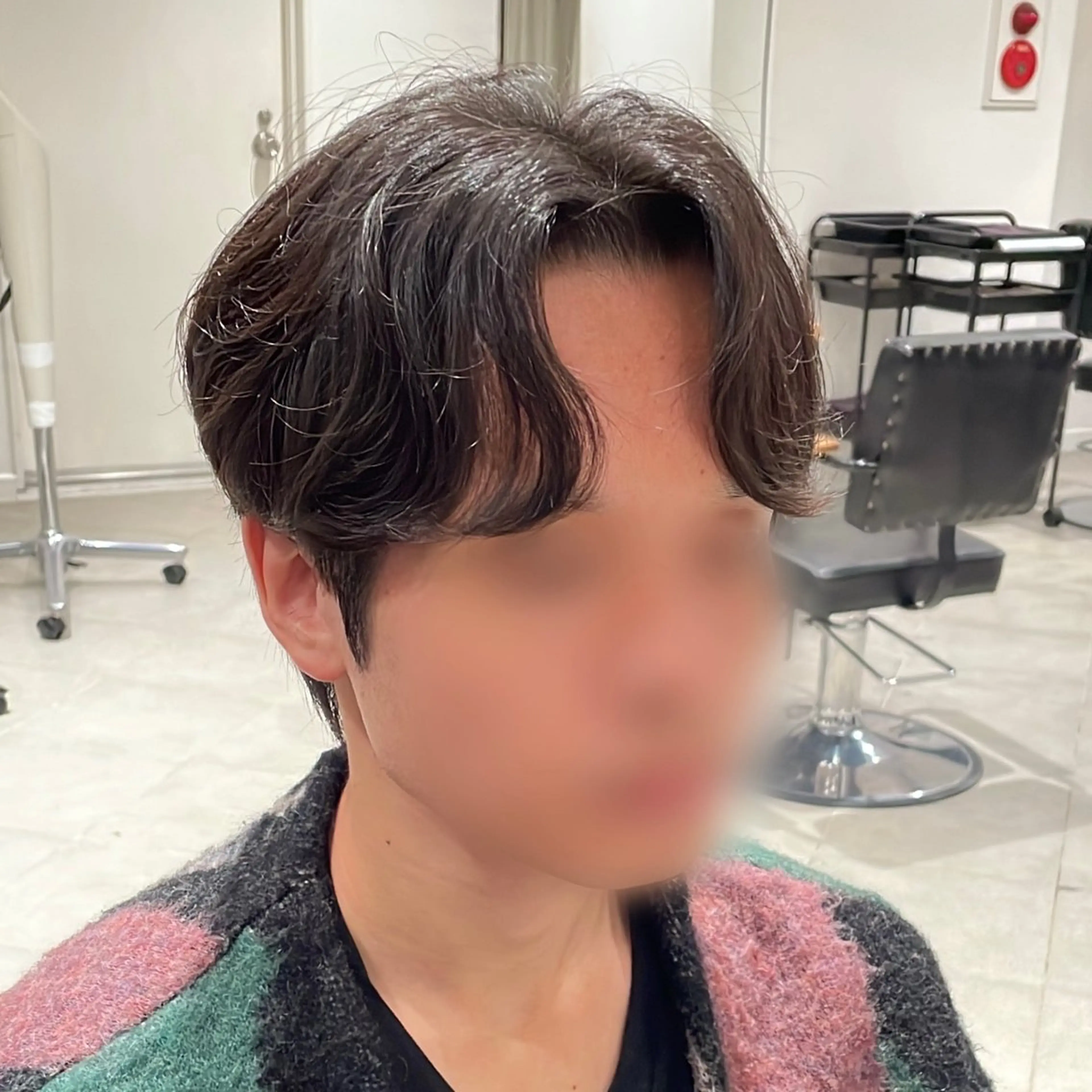 ショート カラー パーマ ヘアアレンジ メンズ カット パーマ ヘアセット パク・ボミン小野リエ 韓国ハーフ🦊のその他イメージ