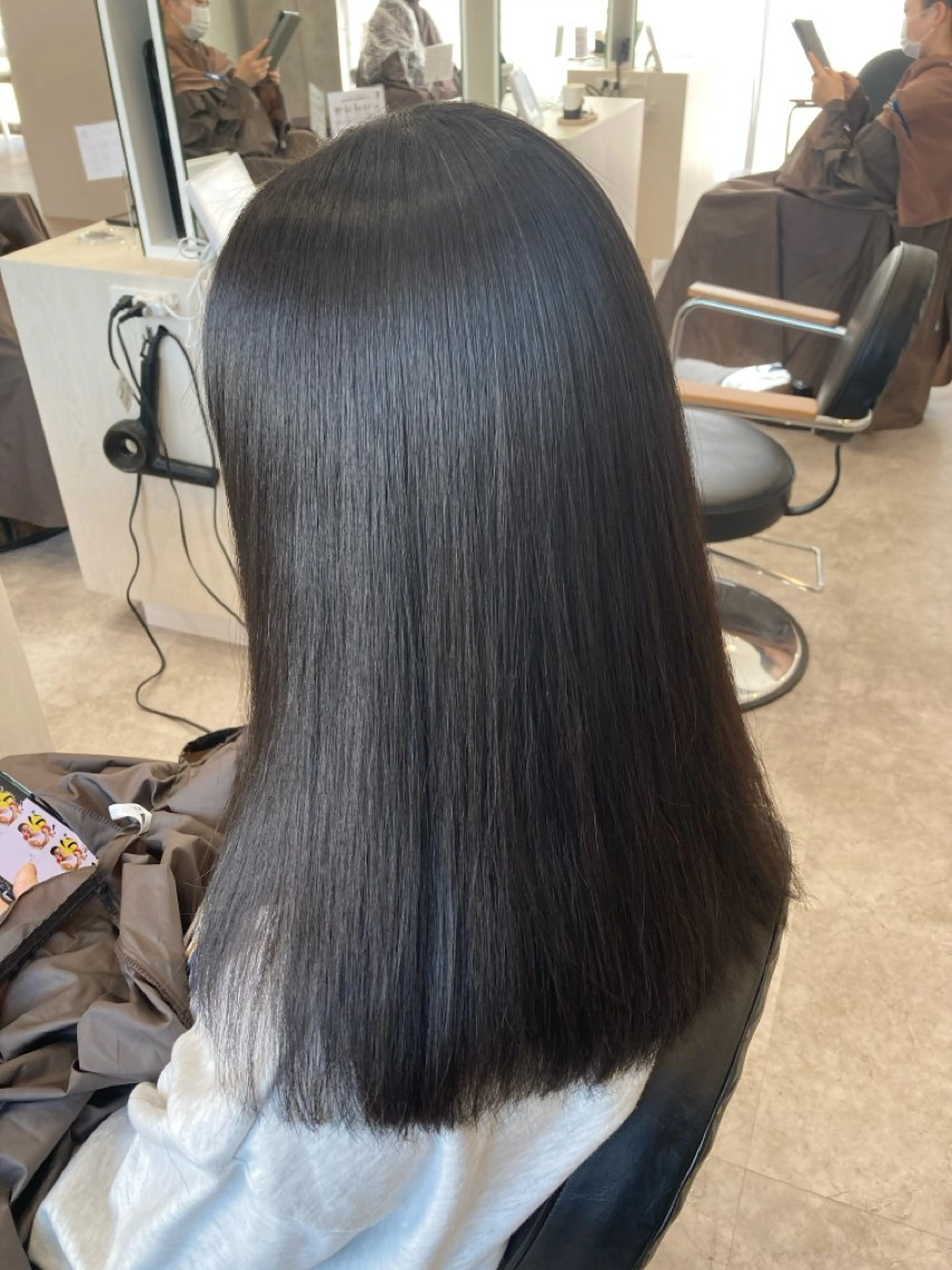 ロング カット 縮毛矯正 SOYON上挙母店所属・SOYON 大水　悠暉のヘアスタイル