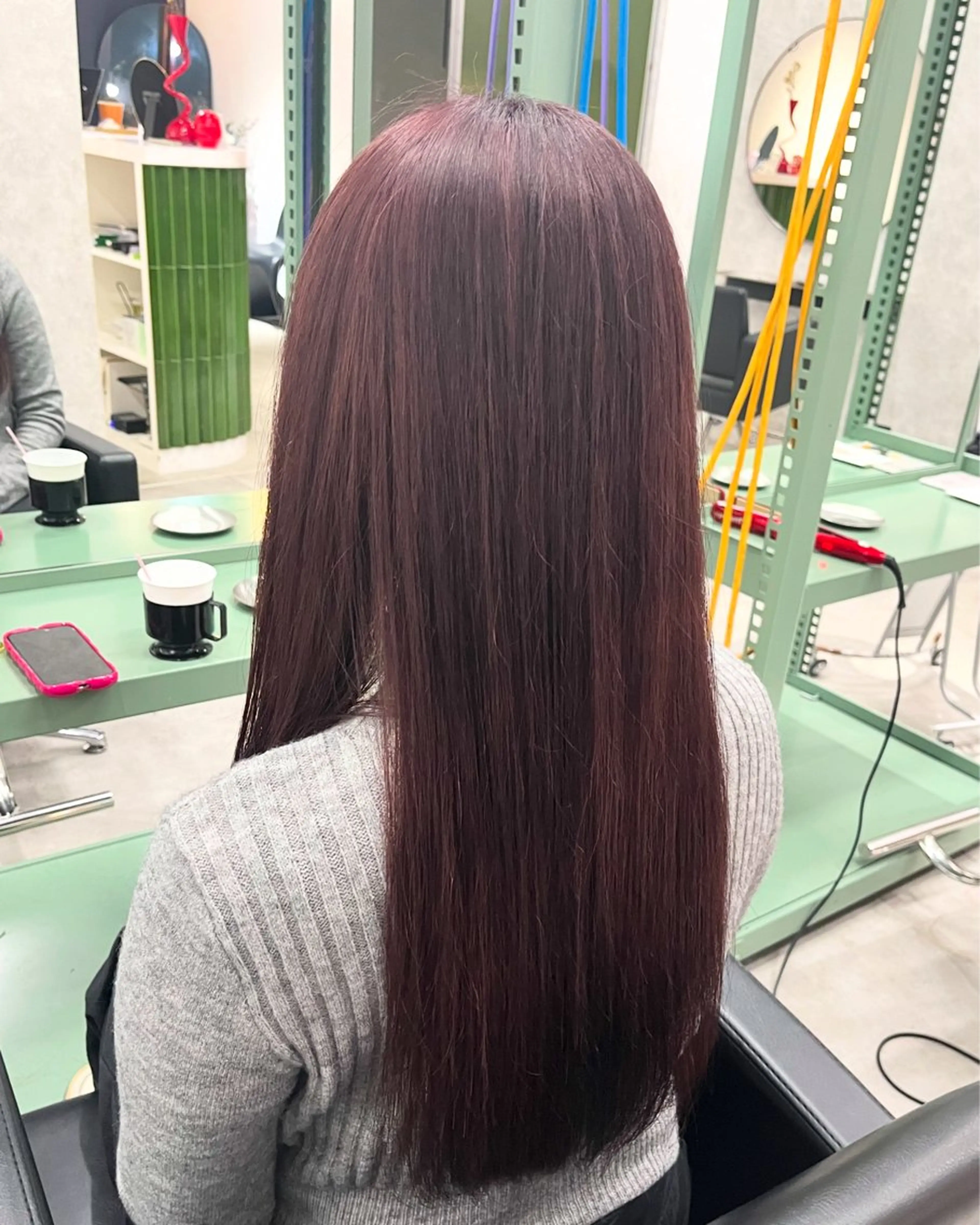 ロング カラー 暖色ハイトーン特化 🥇Mioのヘアスタイル