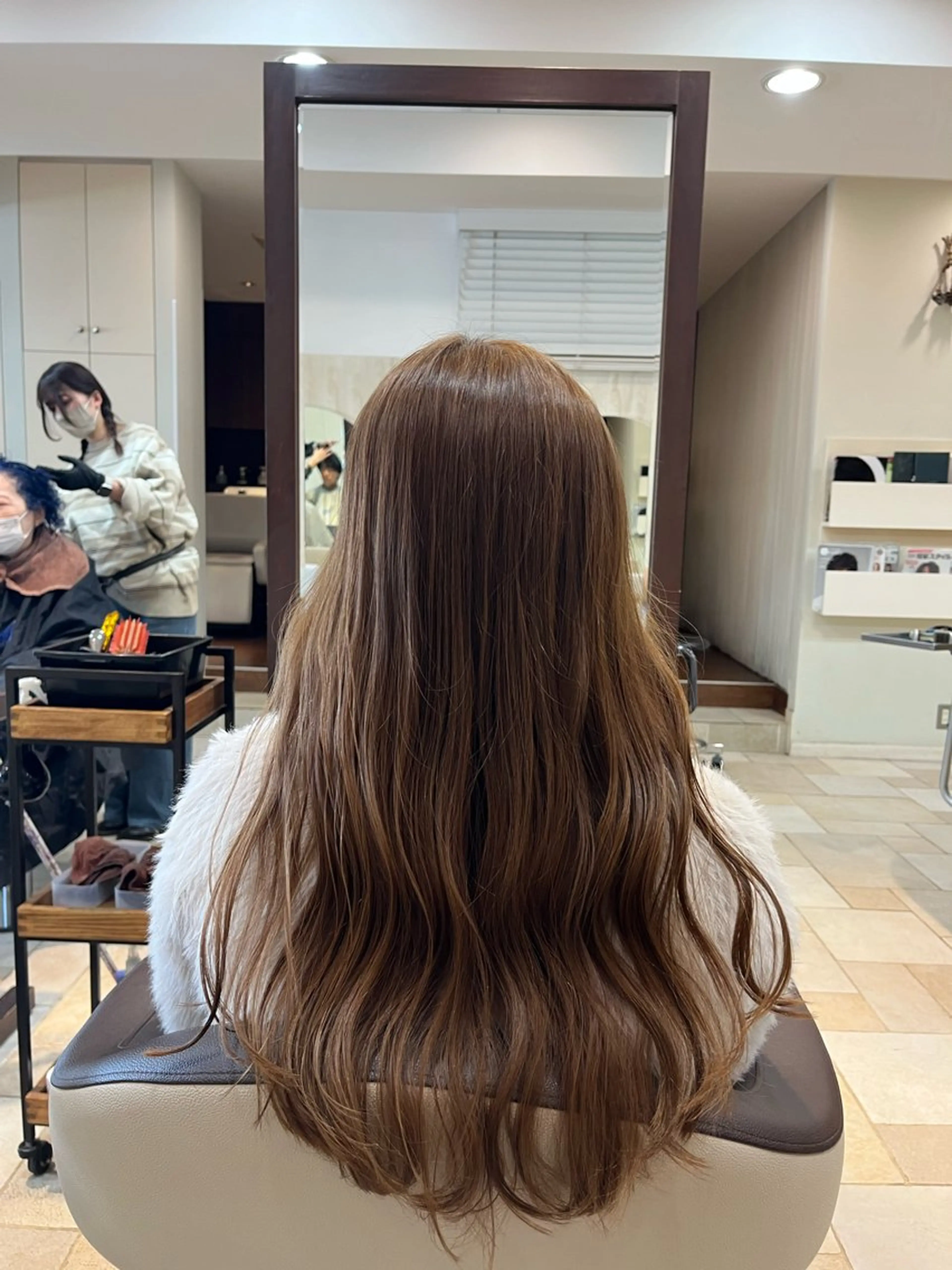ロング カラー ヘアカラー 大人透明感艶カラー 寺田稜のヘアスタイル