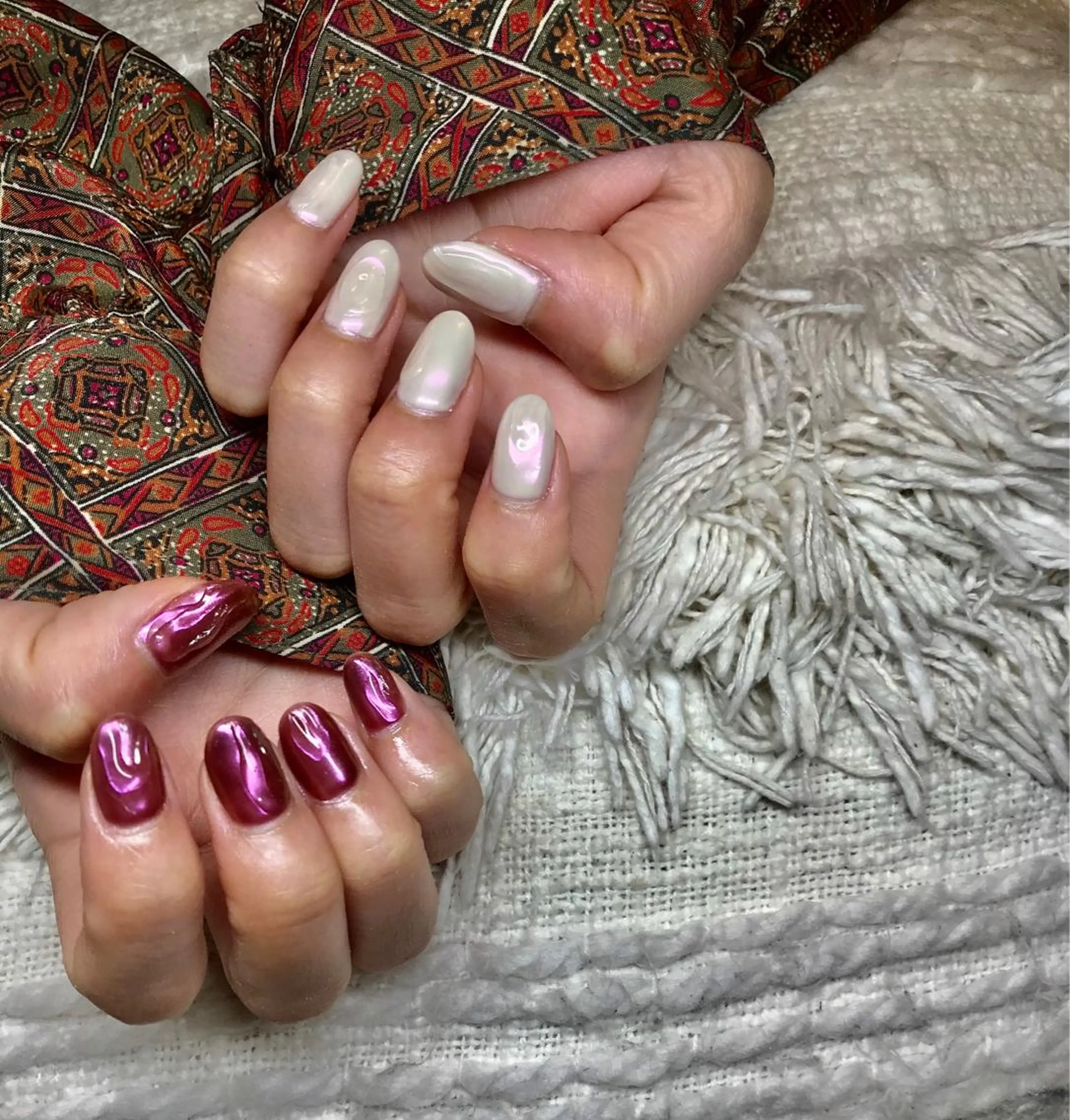 ミディアム カラー パーマ ヘアアレンジ ネイル マツエク・マツパ nail&eye Aoのマツエク・マツパデザイン