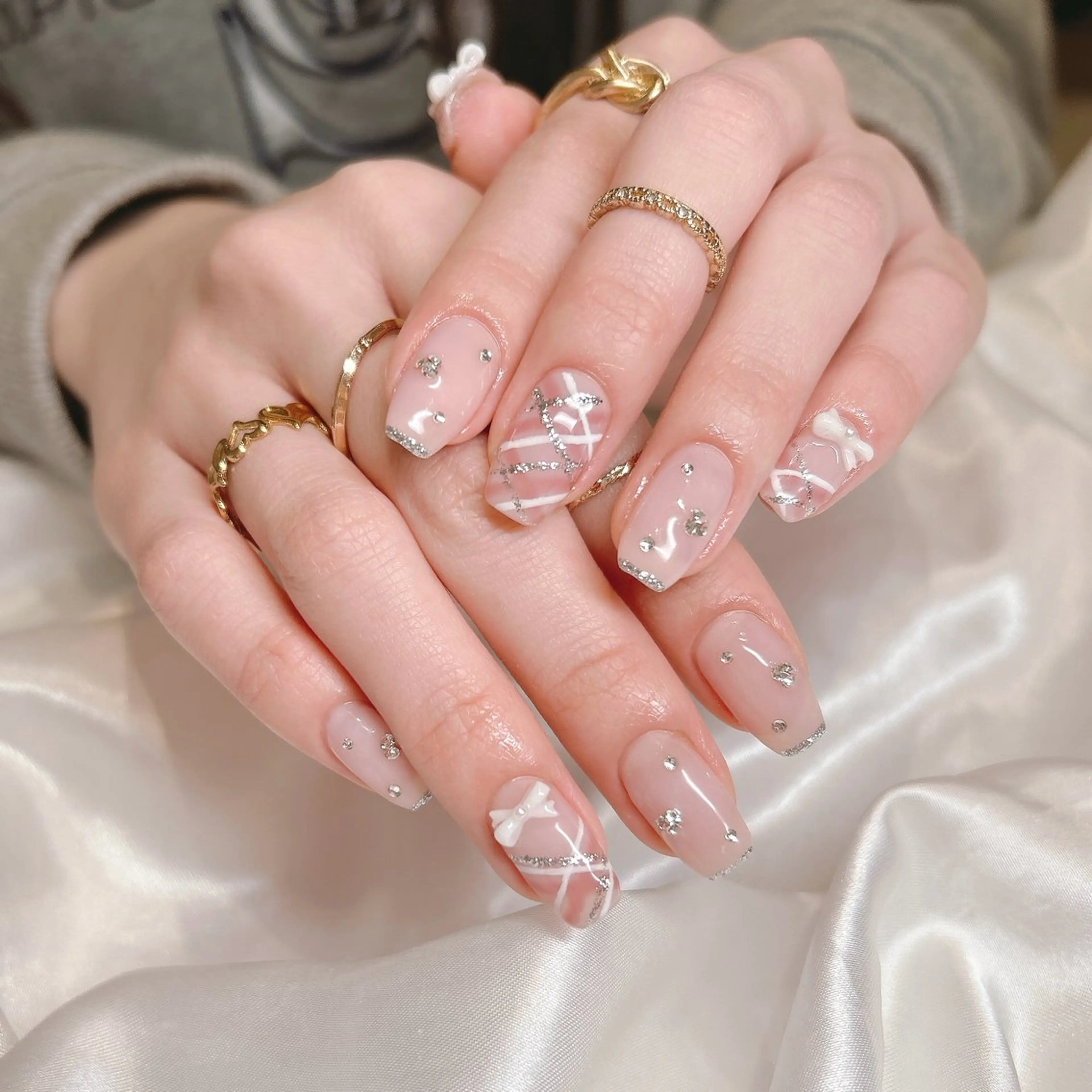 ネイル ハンドネイル junna のぞいてねのネイルデザイン