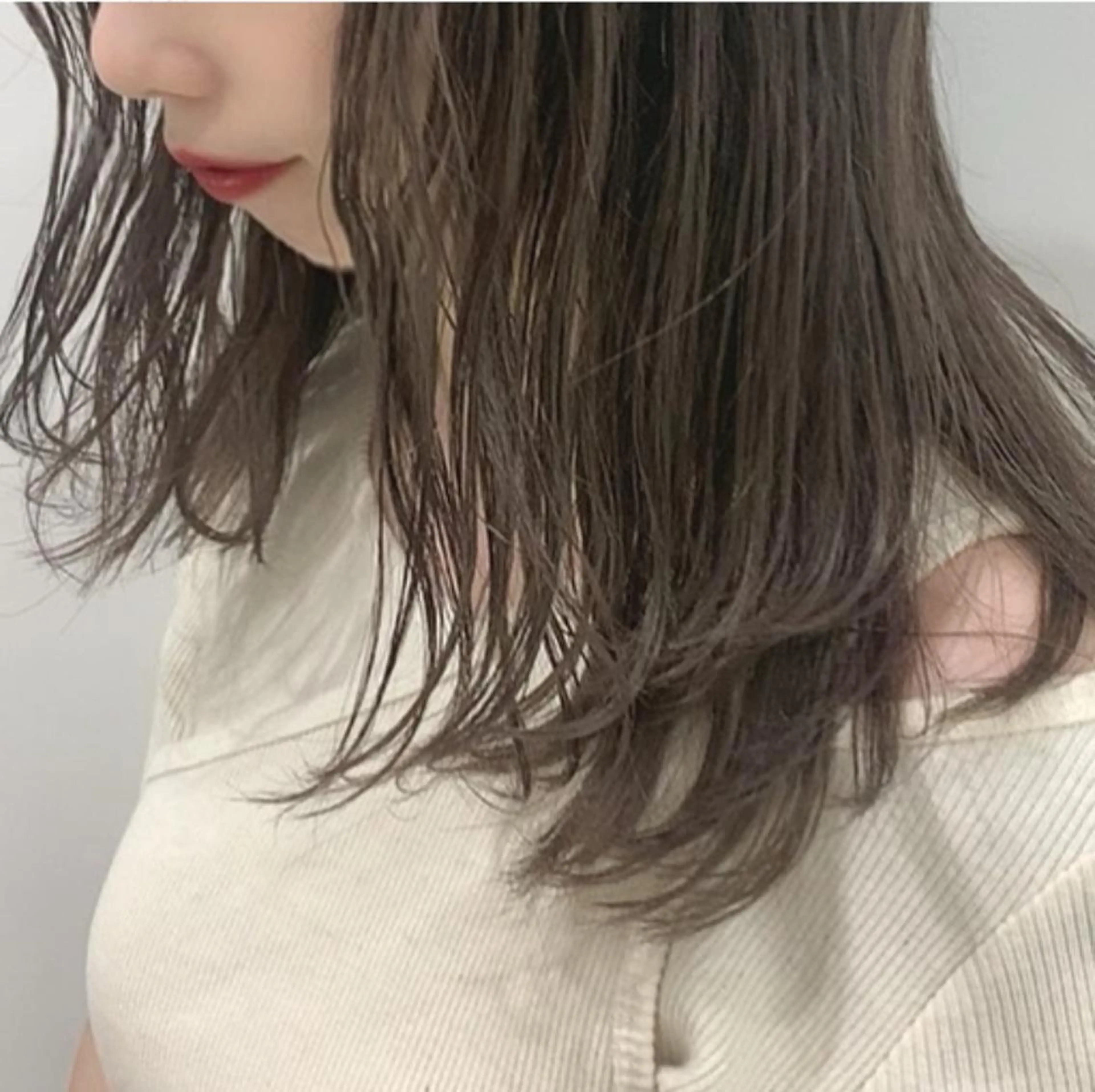 セミロング ヘアアレンジ レイヤーカット ヘアカラー トリートメント ヘッドスパ ヘアセット Ameri/髪質改善 /韓国ヘア🇰🇷のヘアスタイル