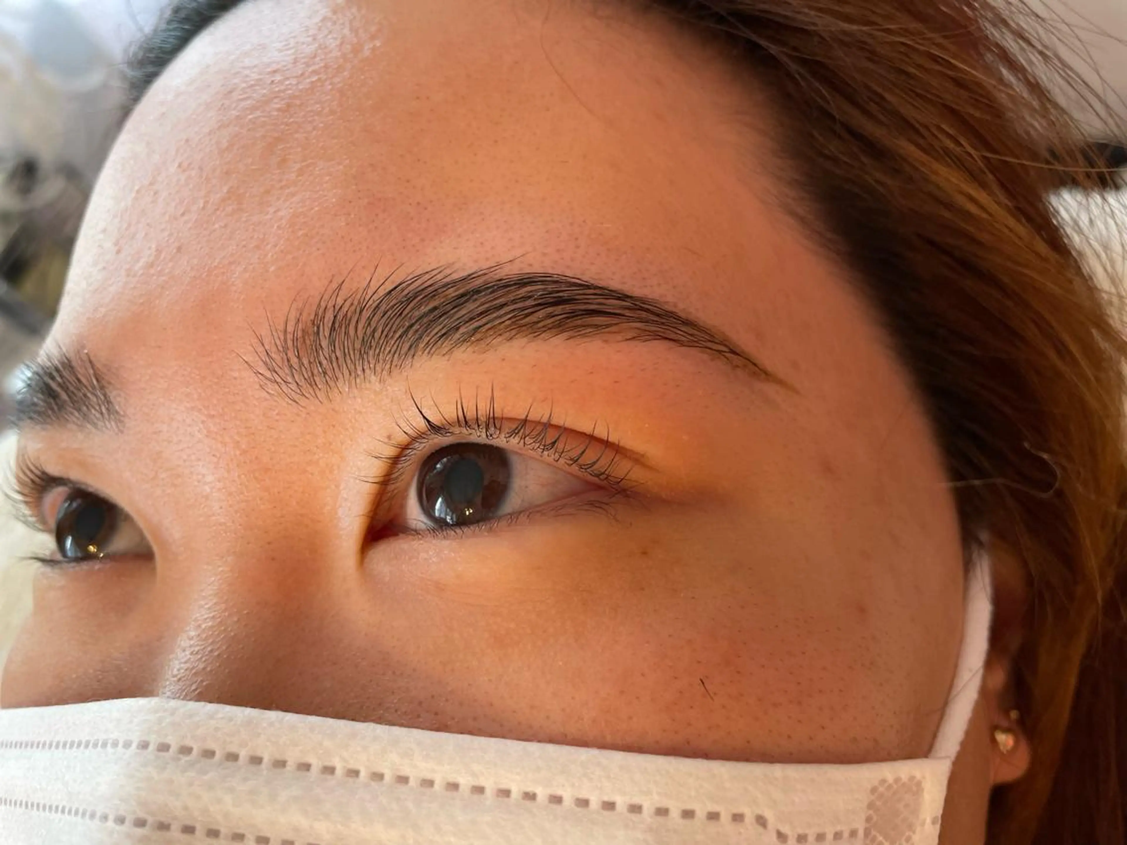 マツエク・マツパ アイブロウ ナチュラル パリジェンヌラッシュリフト 自まつ毛改善サロンHYGGE青葉台所属・mami saijoのマツエク・マツパデザイン