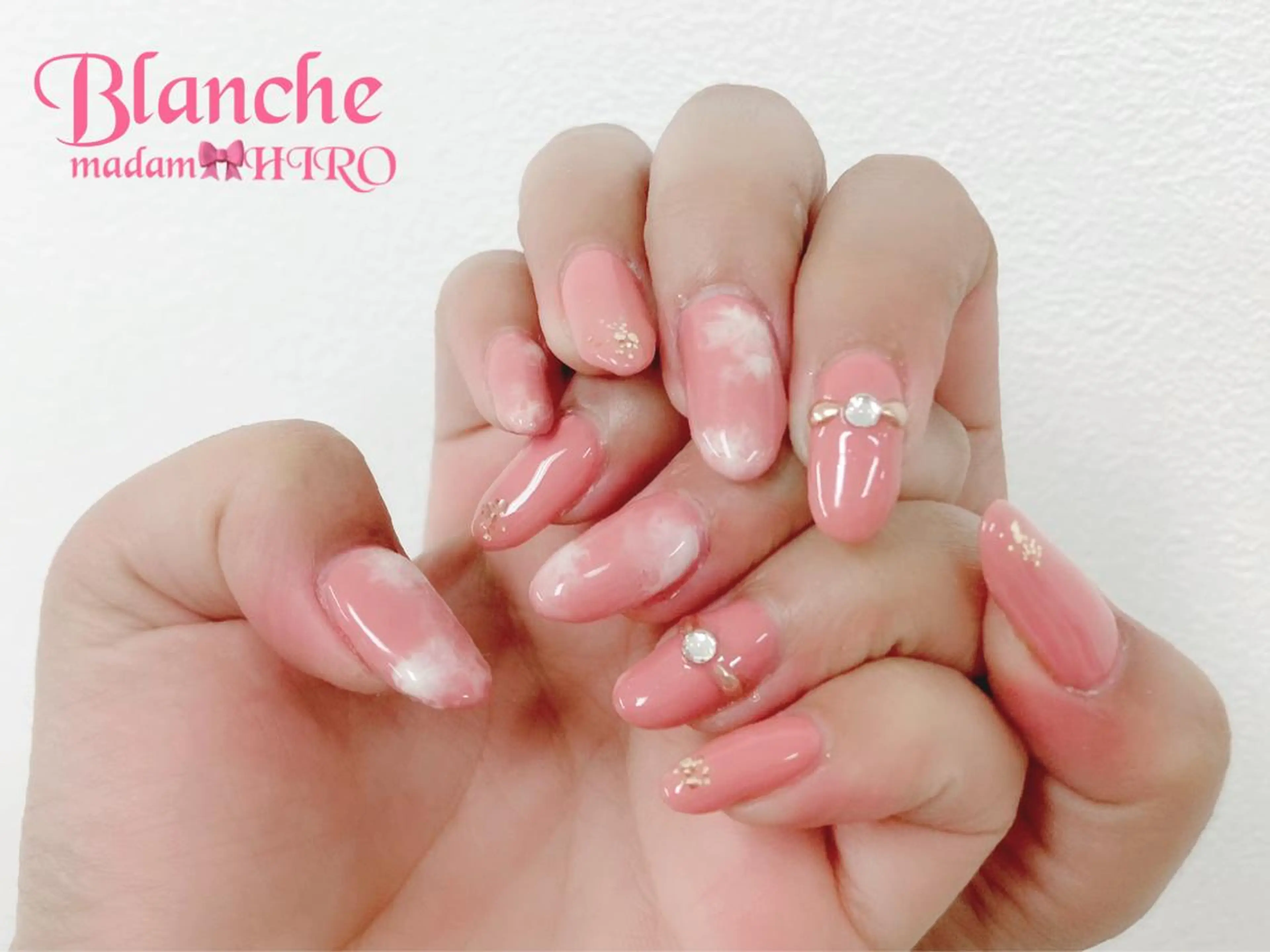 ネイル ニュアンスネイル ピンク Lianネイル 寛子Lianのネイルデザイン