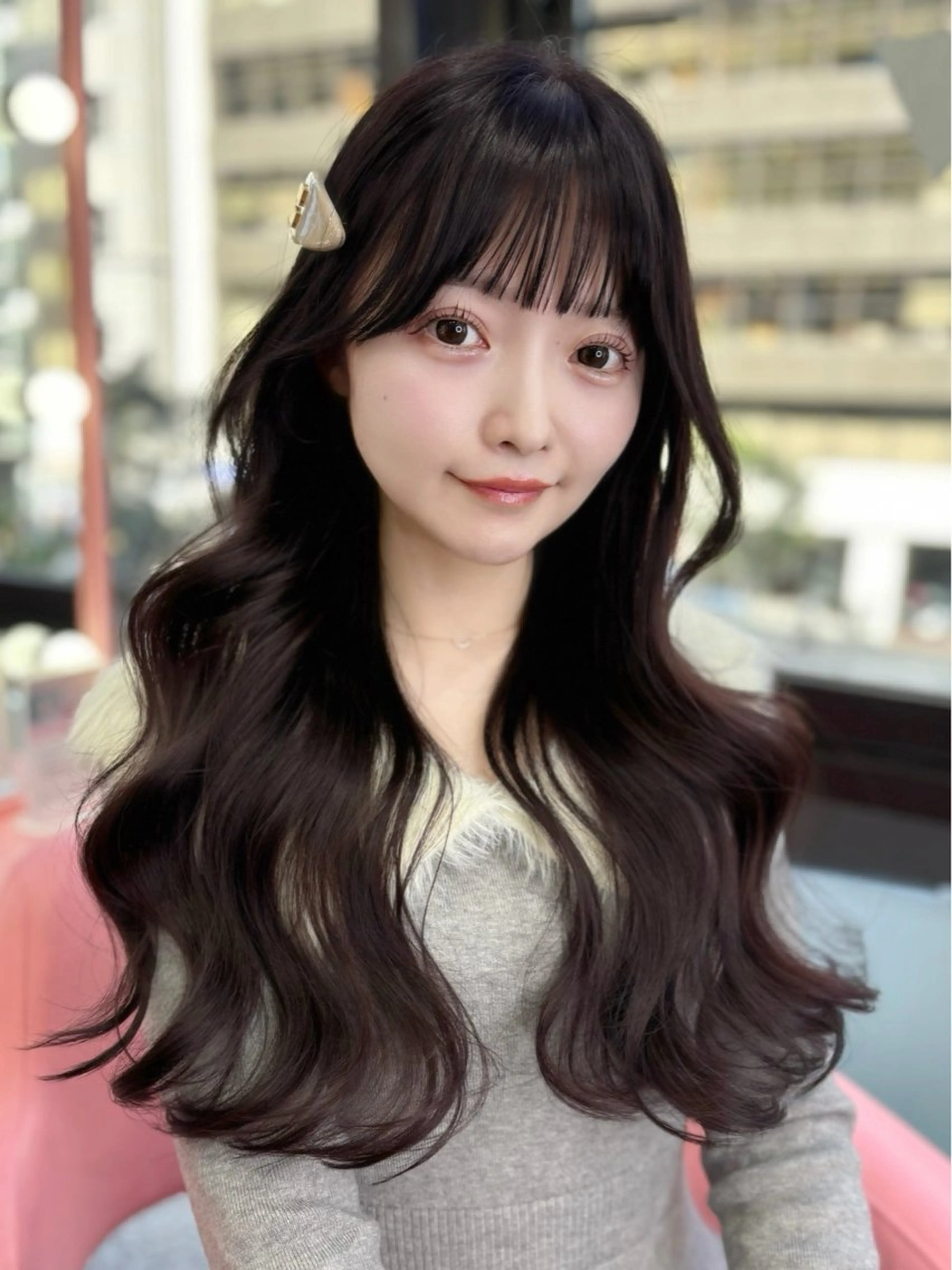 ロング ICY所属・kanna♡ 韓国ヘアーのヘアスタイル