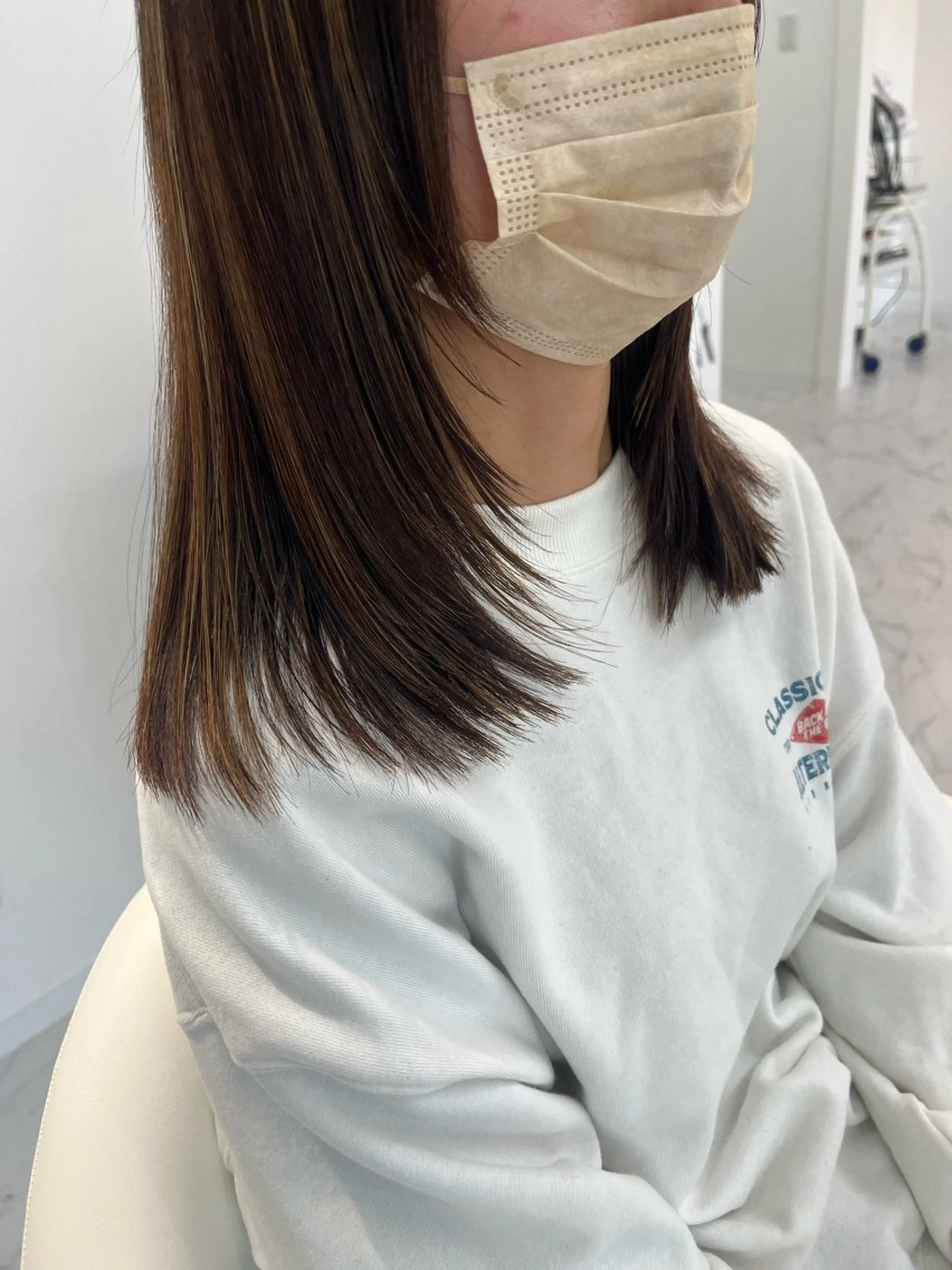 セミロング u nagomiのヘアスタイル