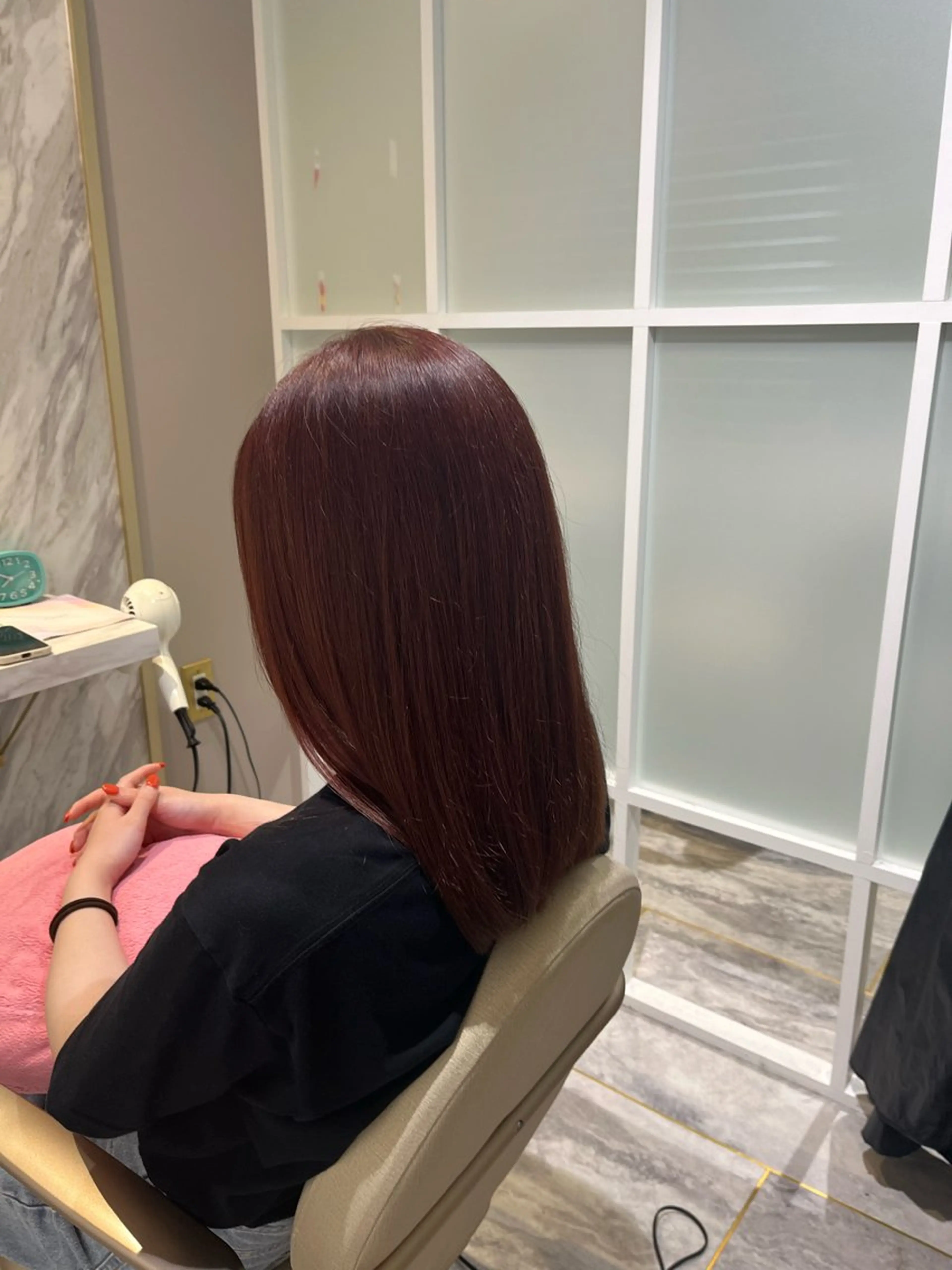 ミディアム ヘアカラー トリートメント 艶ボブ🌼 MAHOのヘアスタイル