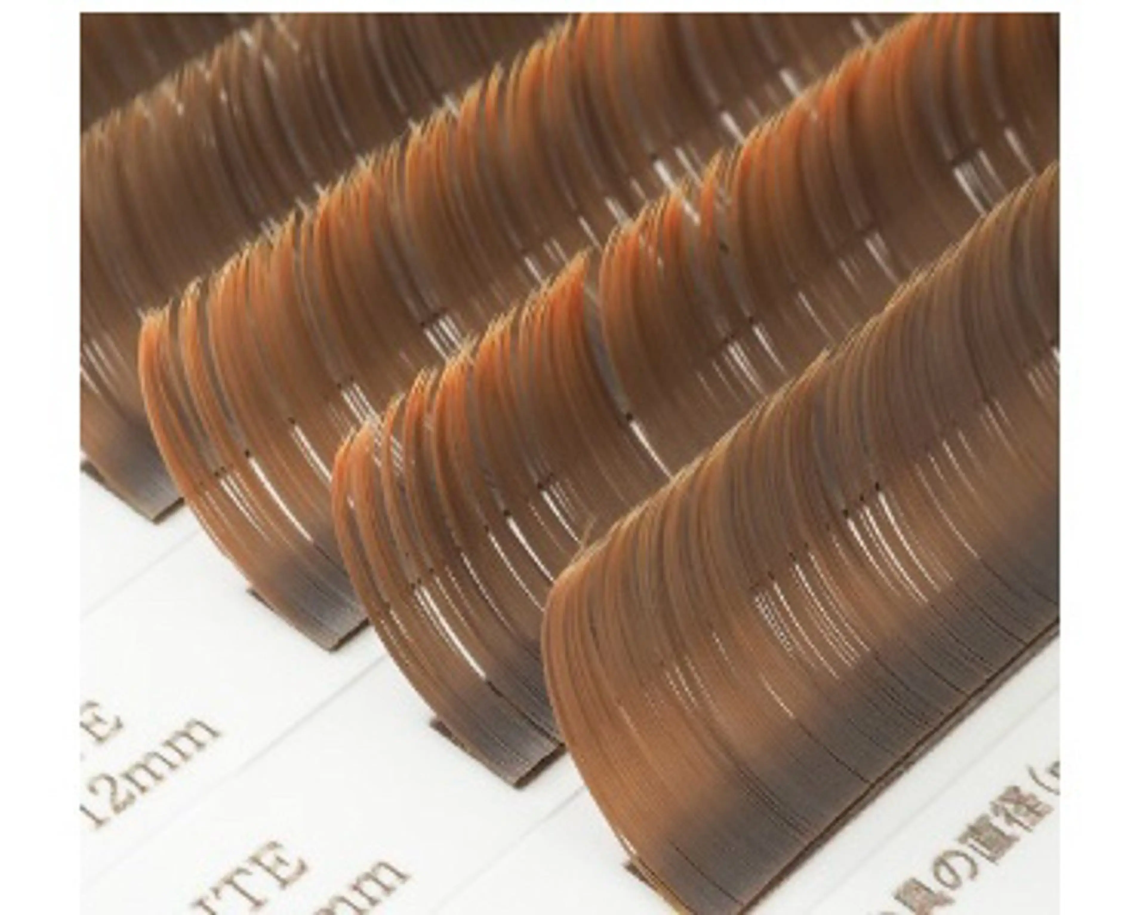 【カラーマツエク】#水光瞳🤎《選べるBrown》 Wフラット150本🤎他のColorMixも◎の写真