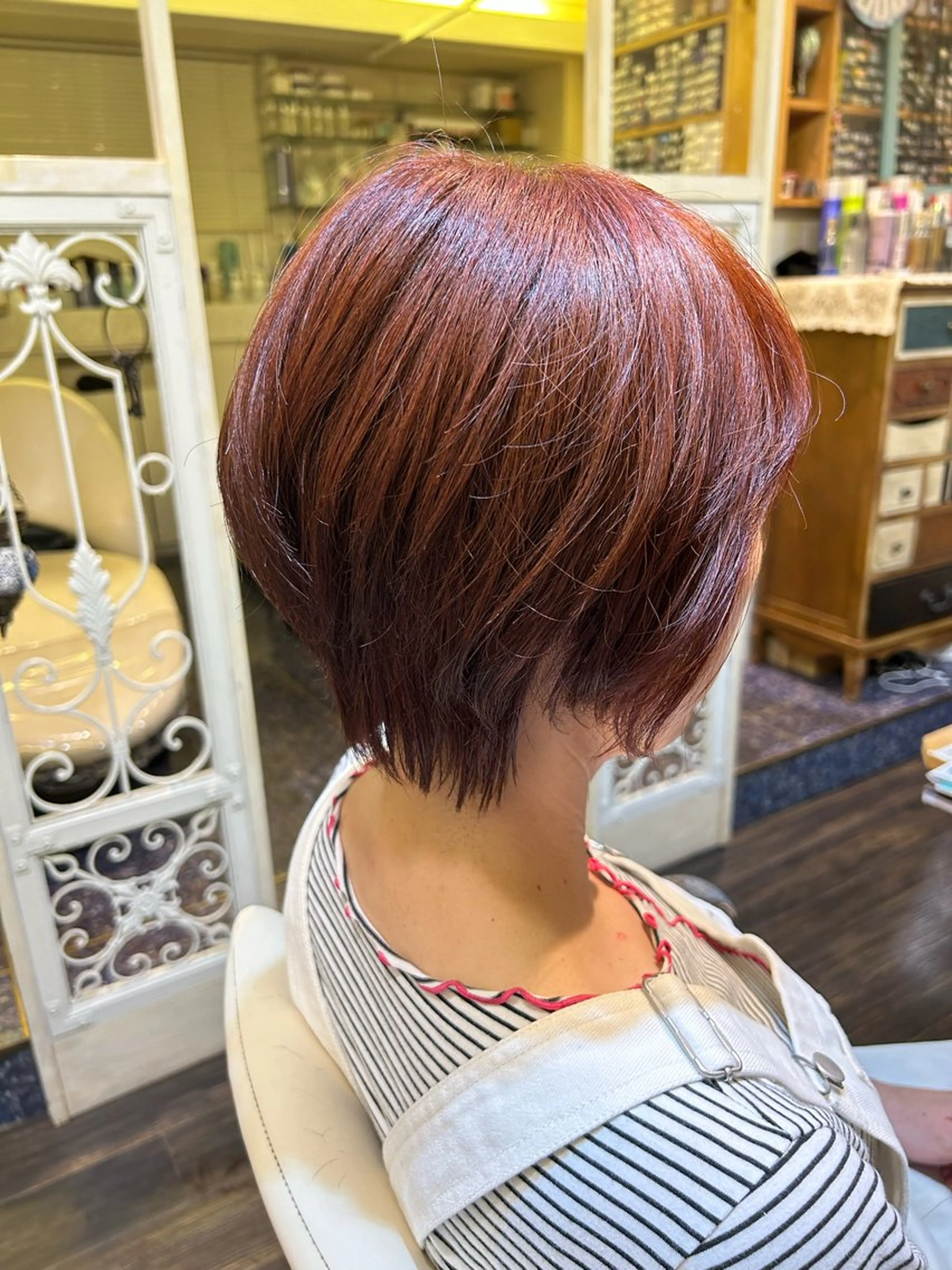 ミディアム カラー カット ヘアカラー トリートメント ヘアセット DiMPlE  ディンプル所属・🌸スタイリスト 山浦美恵のヘアスタイル