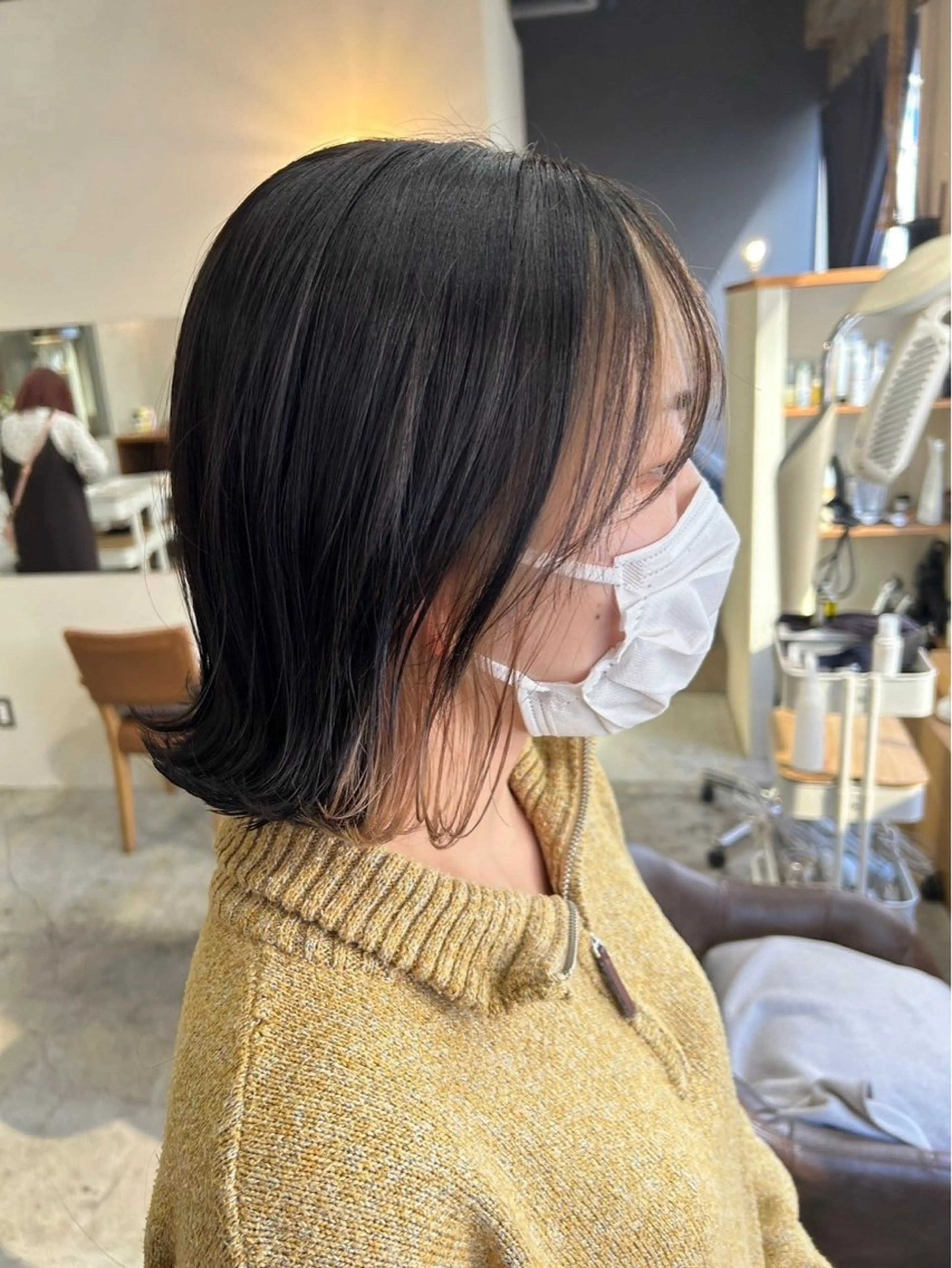 ミディアム カラー 🌸花屋併設🌸寺島 秀美のヘアスタイル