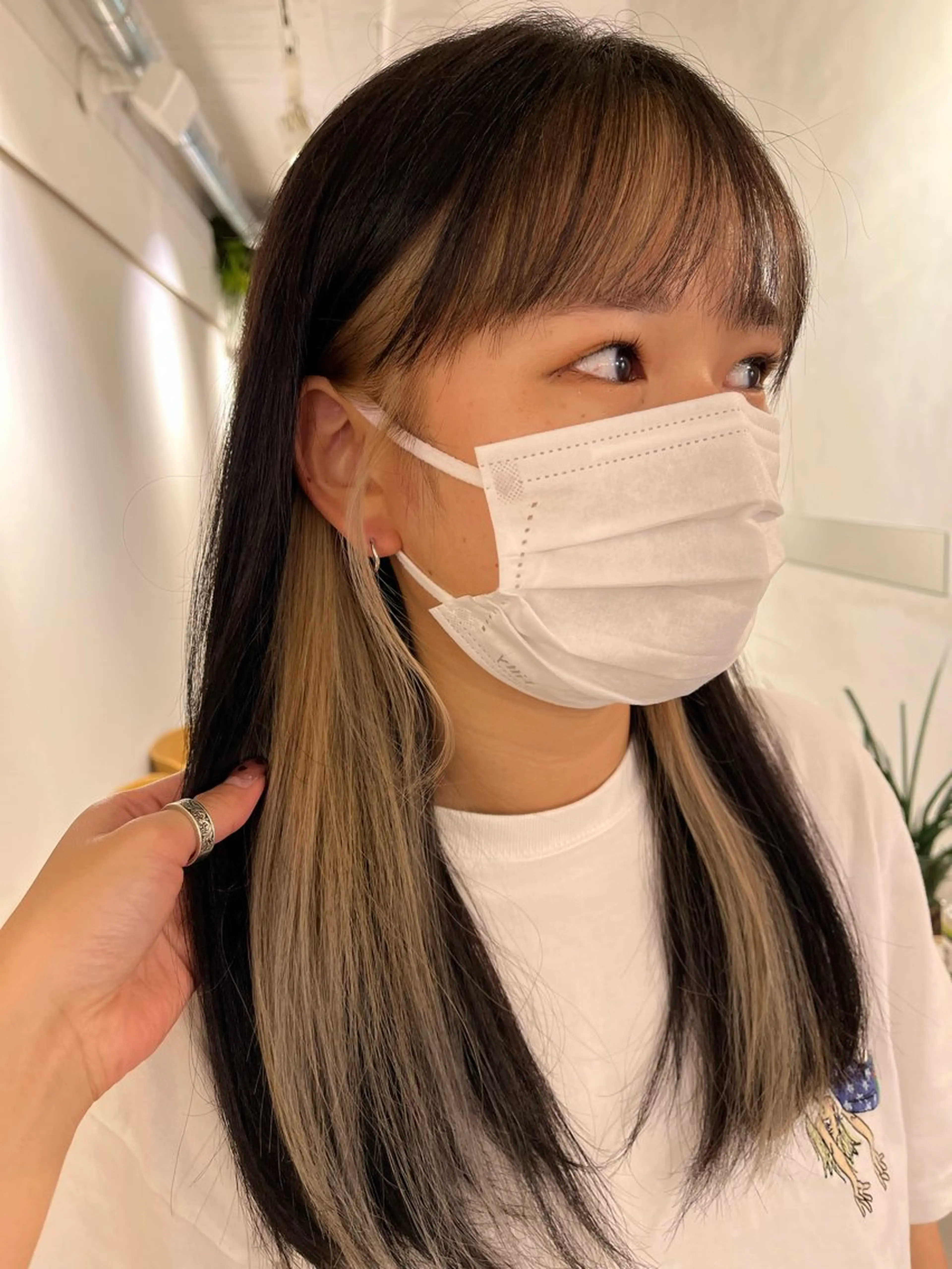 カラー ヘアカラー ショート/ボブ/透明 感カラー/高橋あみのヘアスタイル