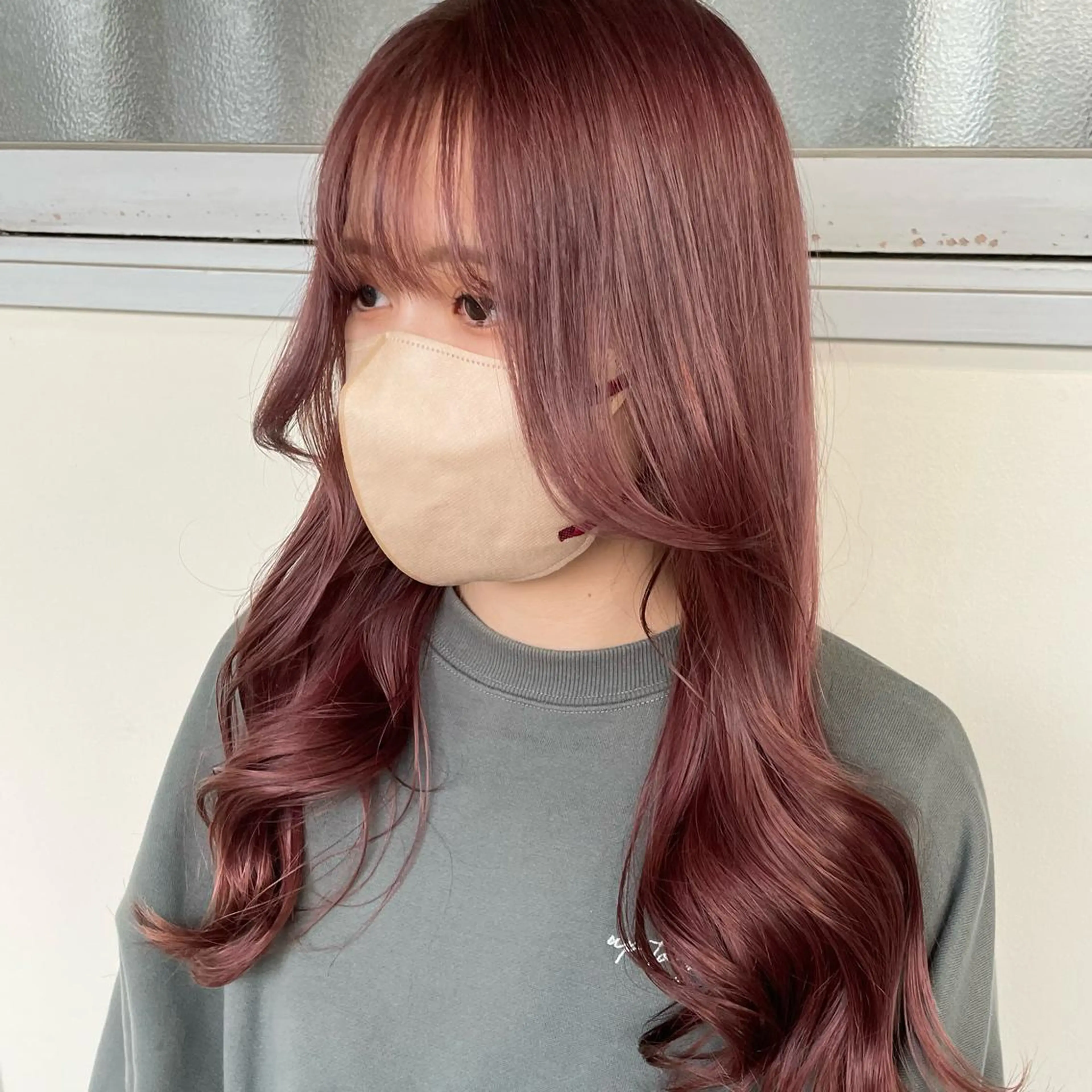 ロング カラー ヘアアレンジ カット ヘアカラー トリートメント maoブリーチ無し 似合わせカラーのヘアスタイル