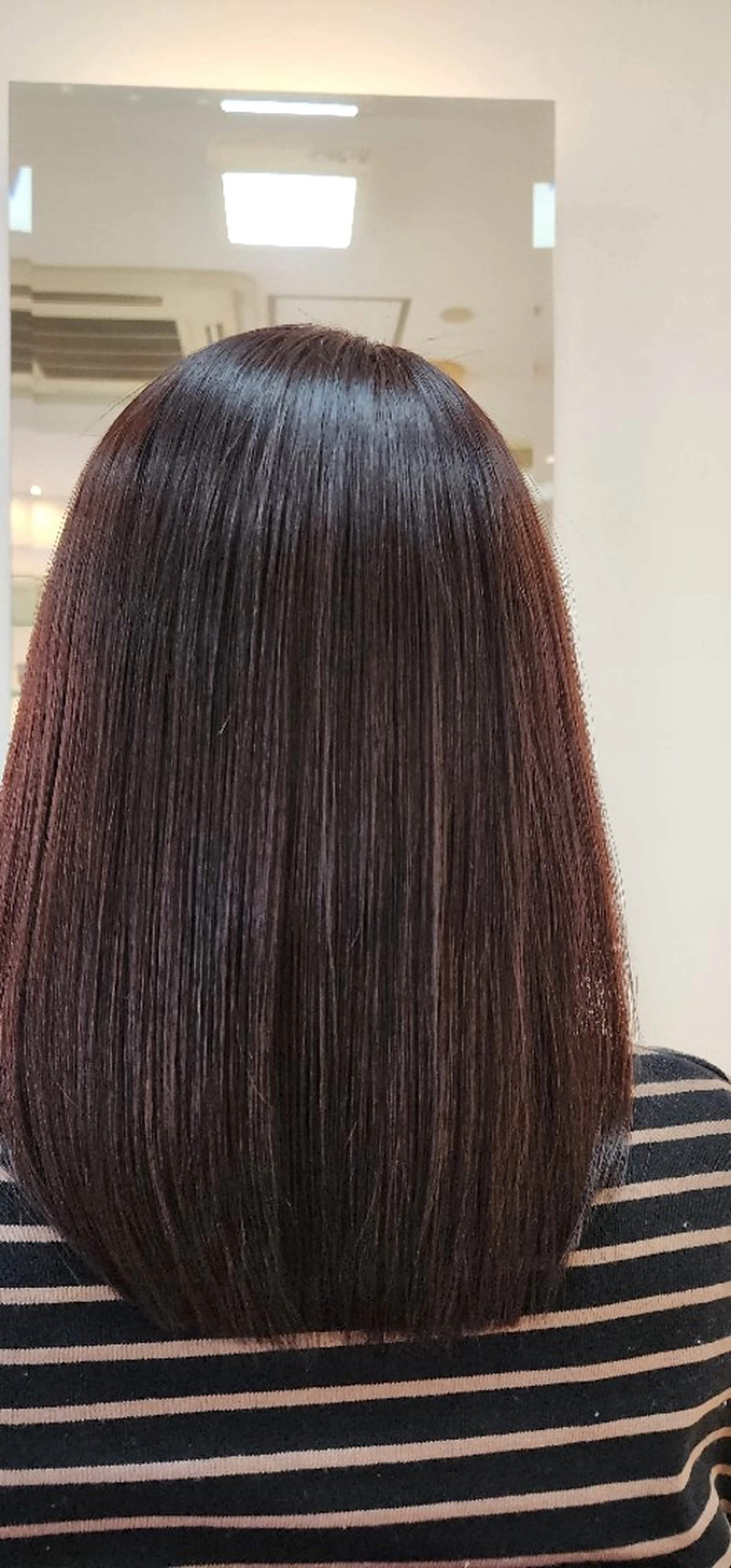 セミロング カラー パーマ hairmake Juinのヘアスタイル