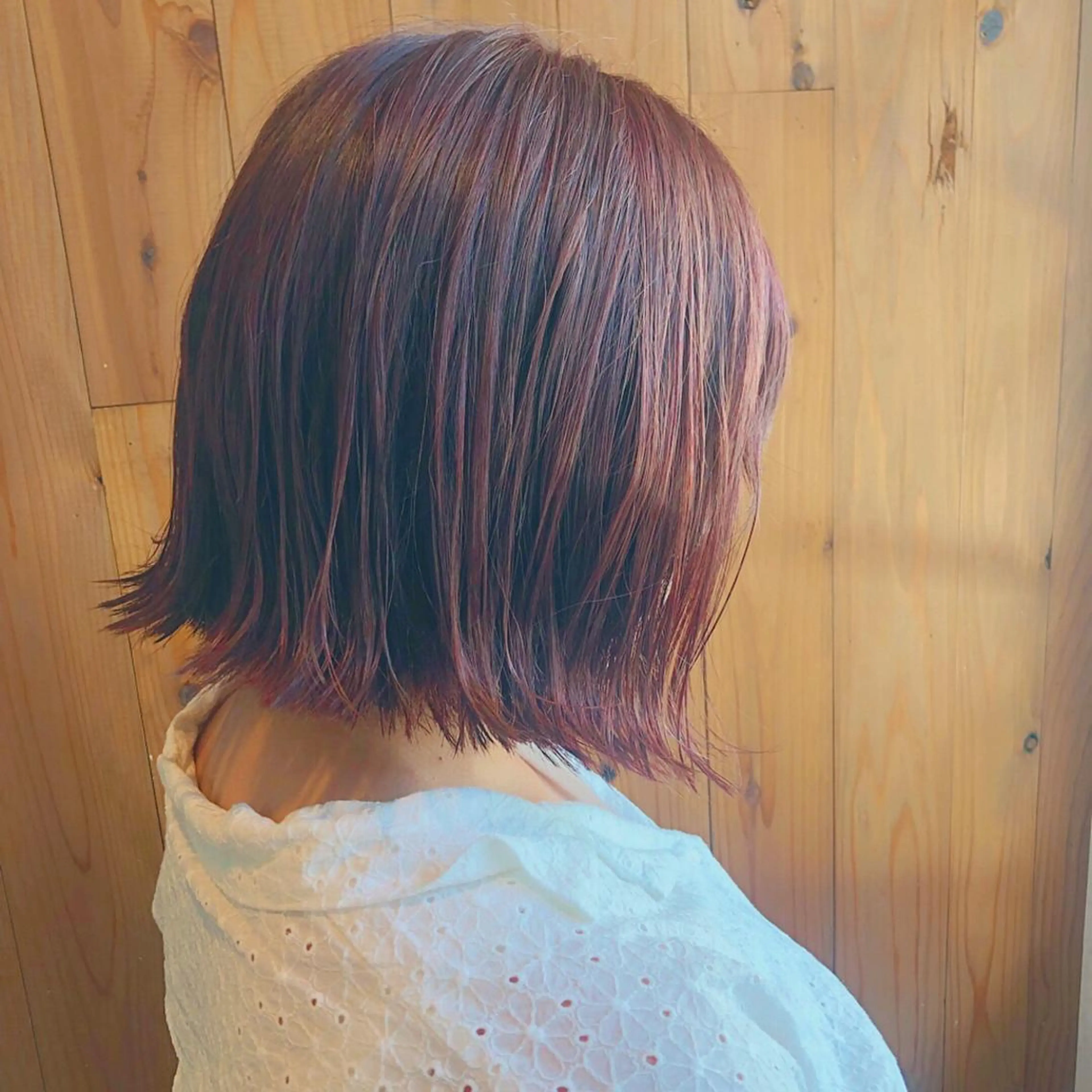 ミディアム カット ヘアカラー トリートメント 艶髪カラー✨ デジタルパーマ✨植松のヘアスタイル