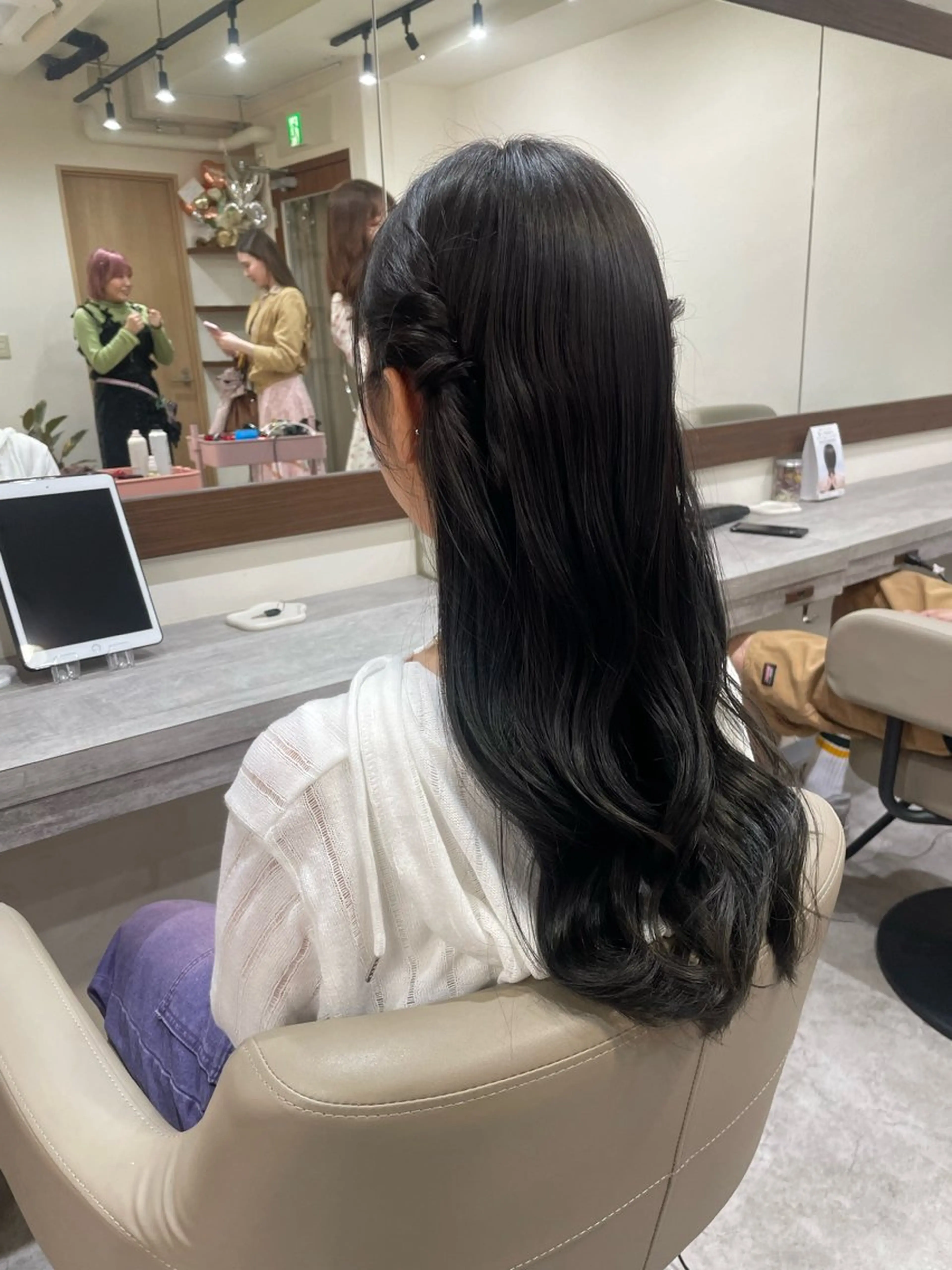 ロング ヘアセット 韓国風パーマ/ヘア セット/店長みづきのヘアスタイル