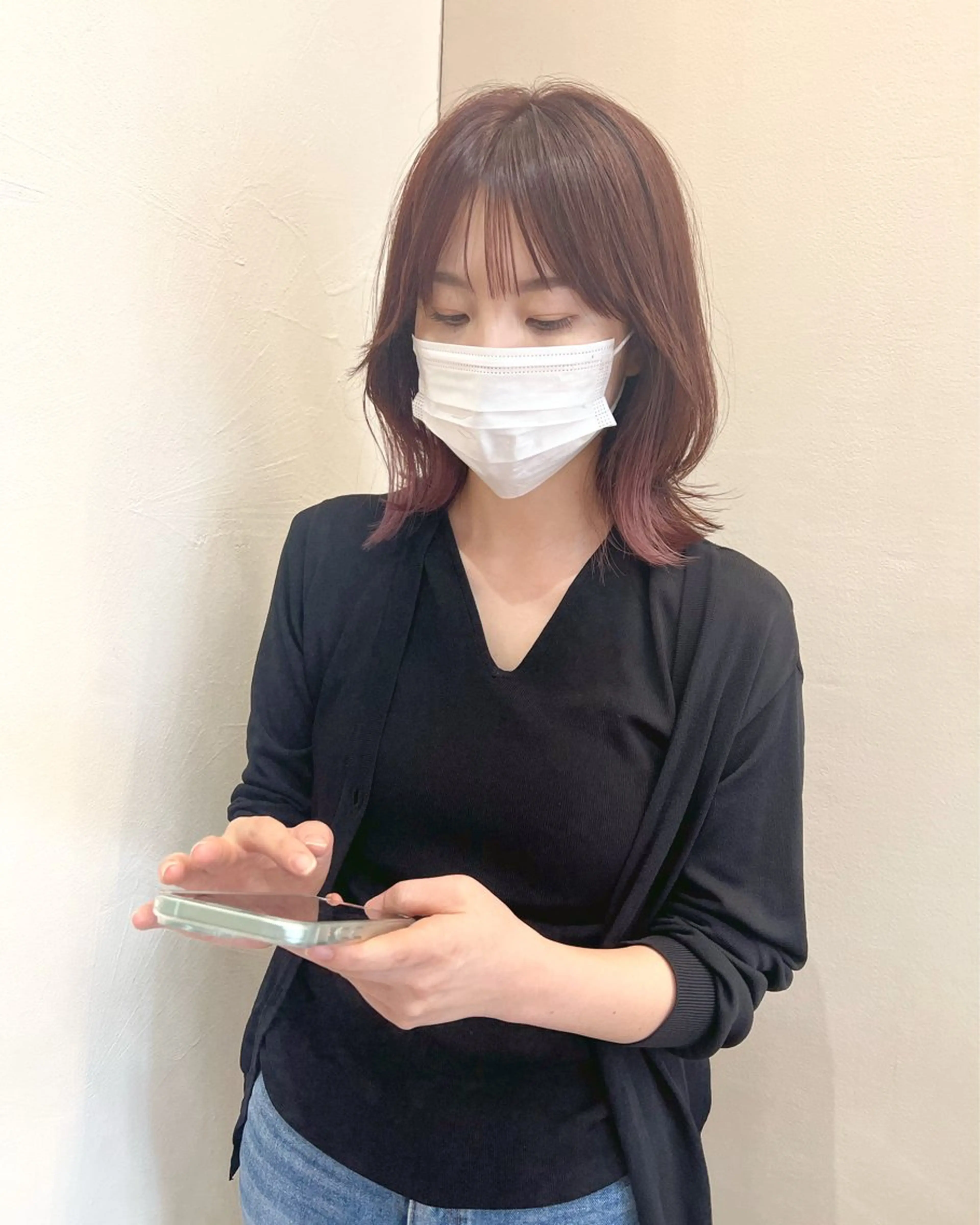 ショート カラー ボブレイヤー インナーカラー ボブ レイヤーカット テトネ タカシのヘアスタイル