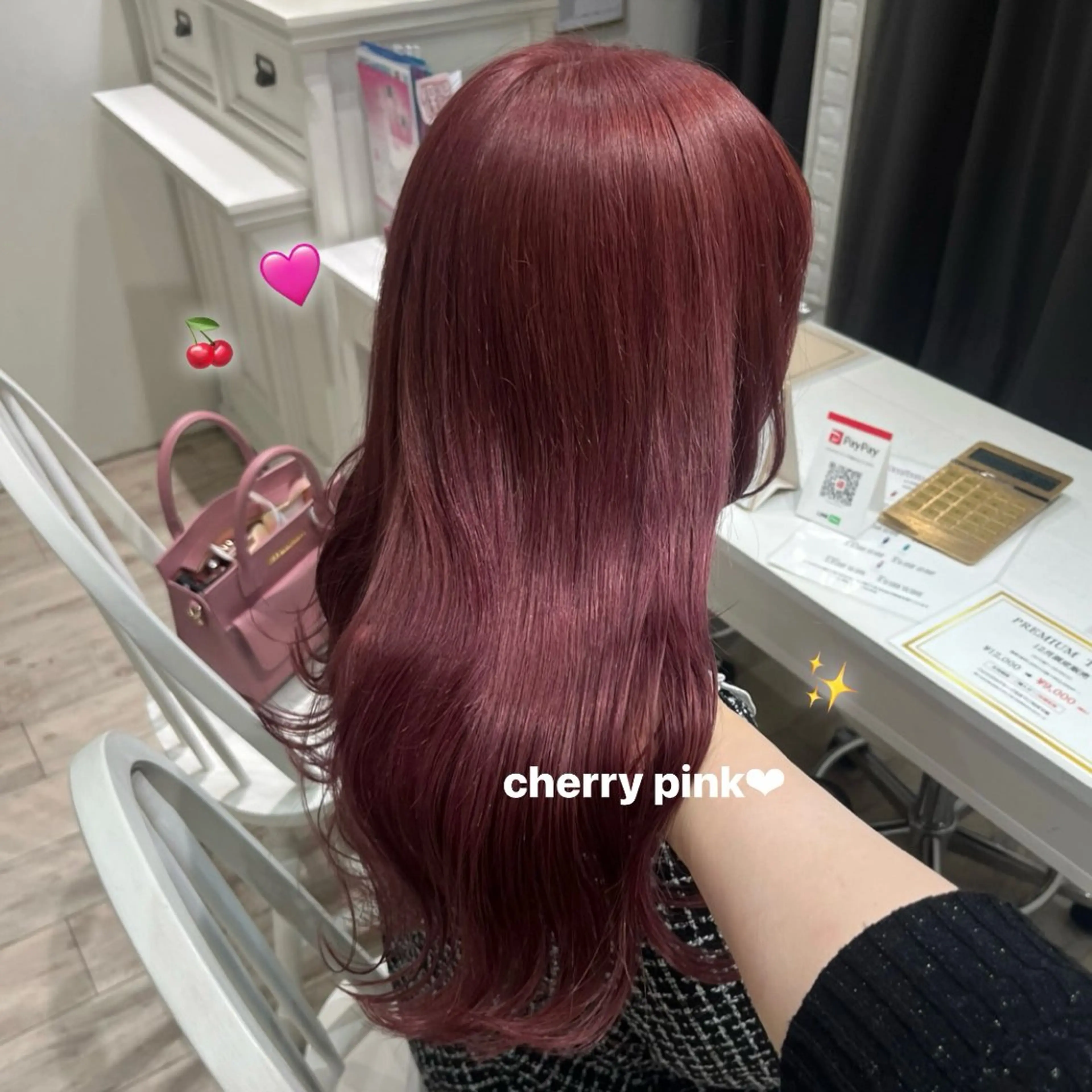 ロング カラー ブリーチ ヘアカラー トリートメント ヘッドスパ 𝑴𝒊𝒌𝒖💝 透明感モテカラーのヘアスタイル