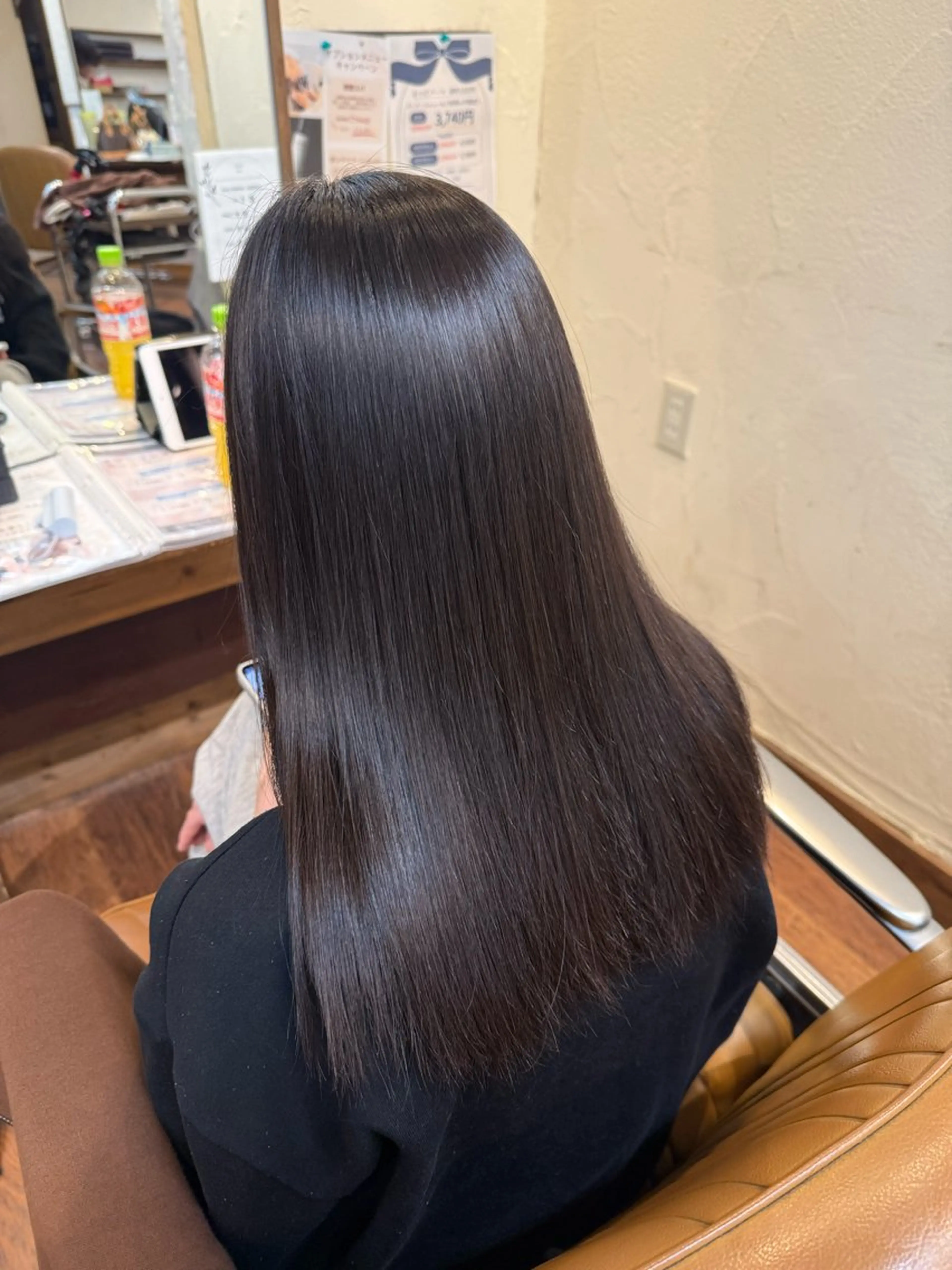 縮毛矯正 渡邊 さくらのヘアスタイル