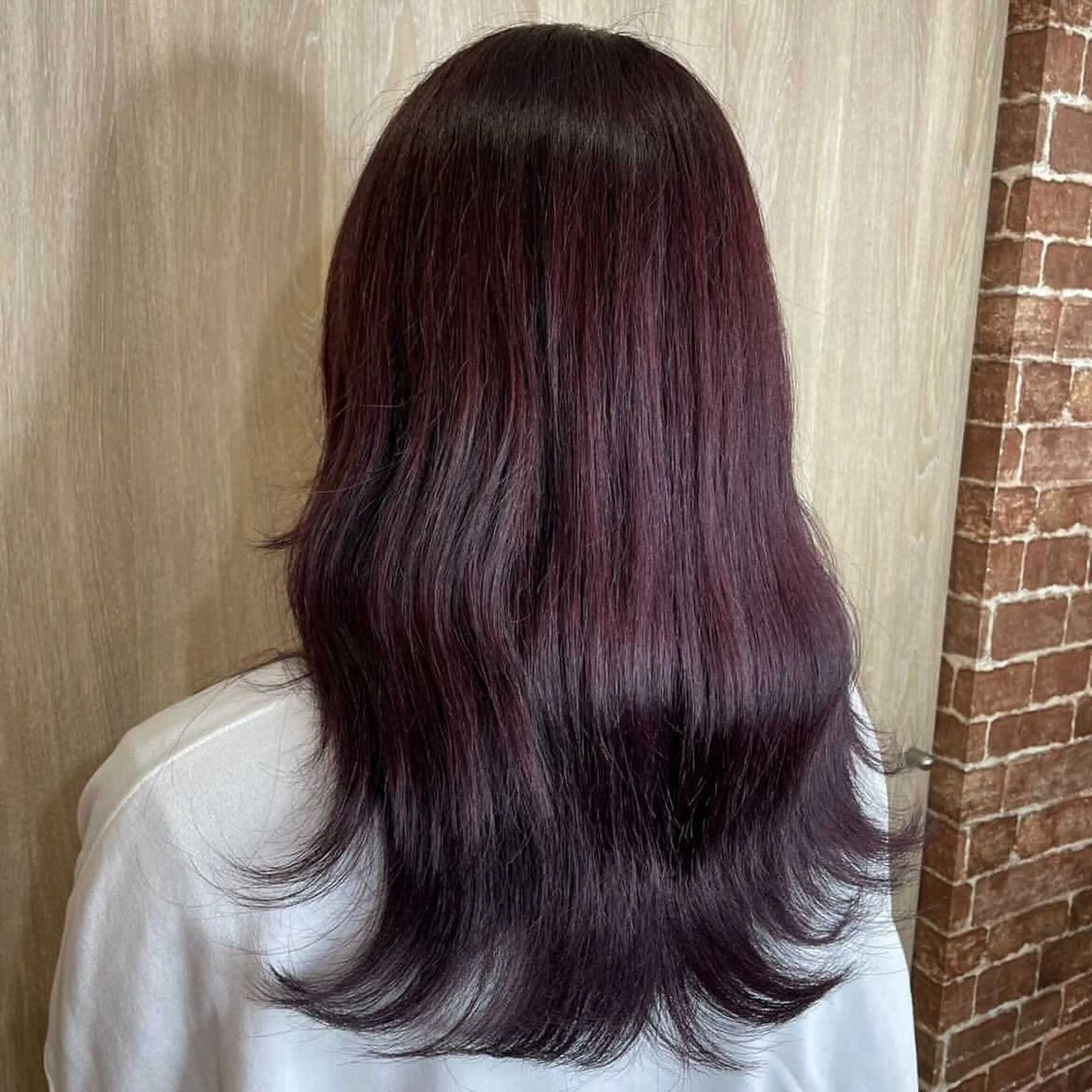 セミロング 透明感🫧 amu🫧のヘアスタイル