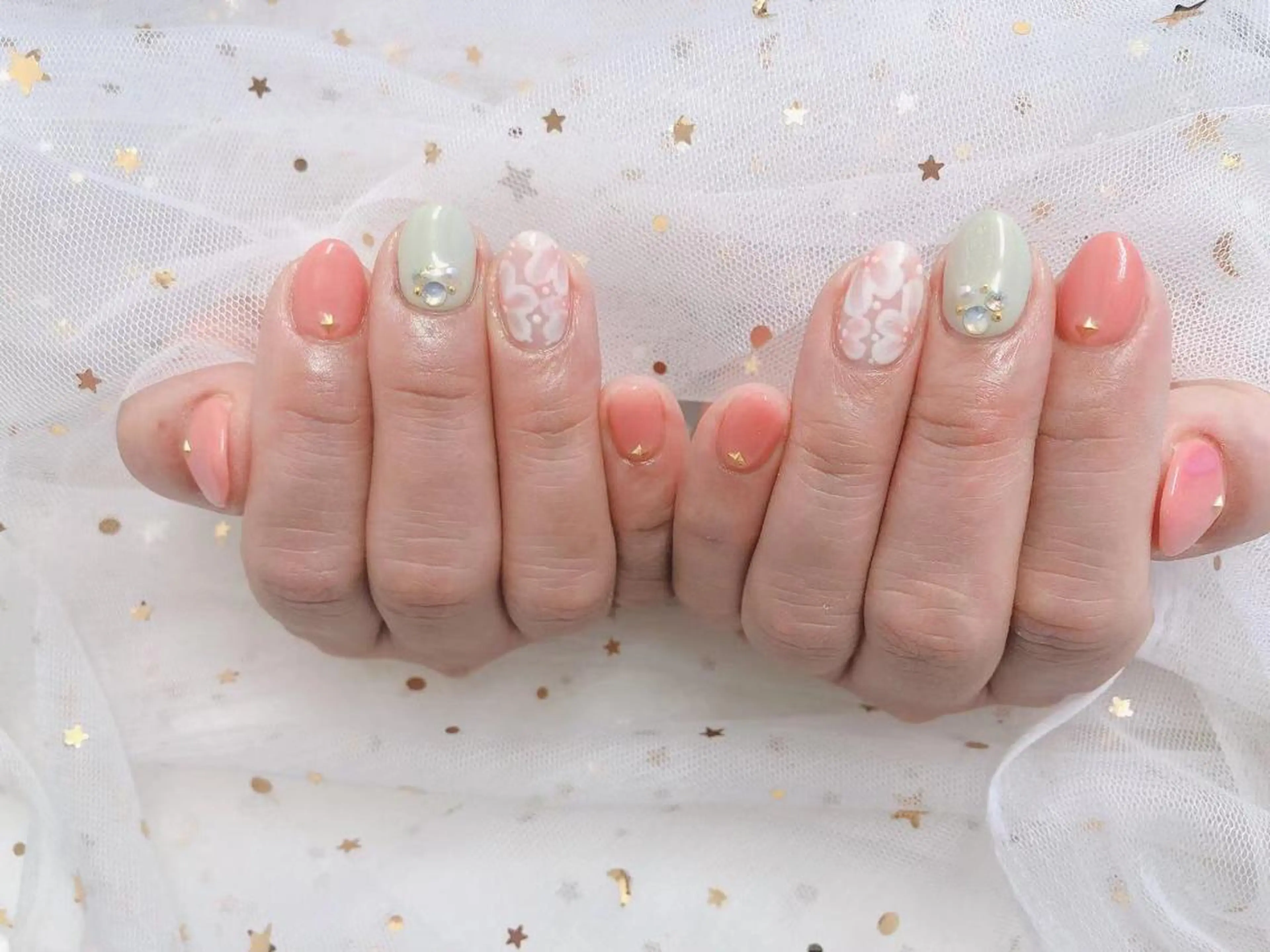 ネイル MiKi Nai池袋 長さだし得意のネイルデザイン