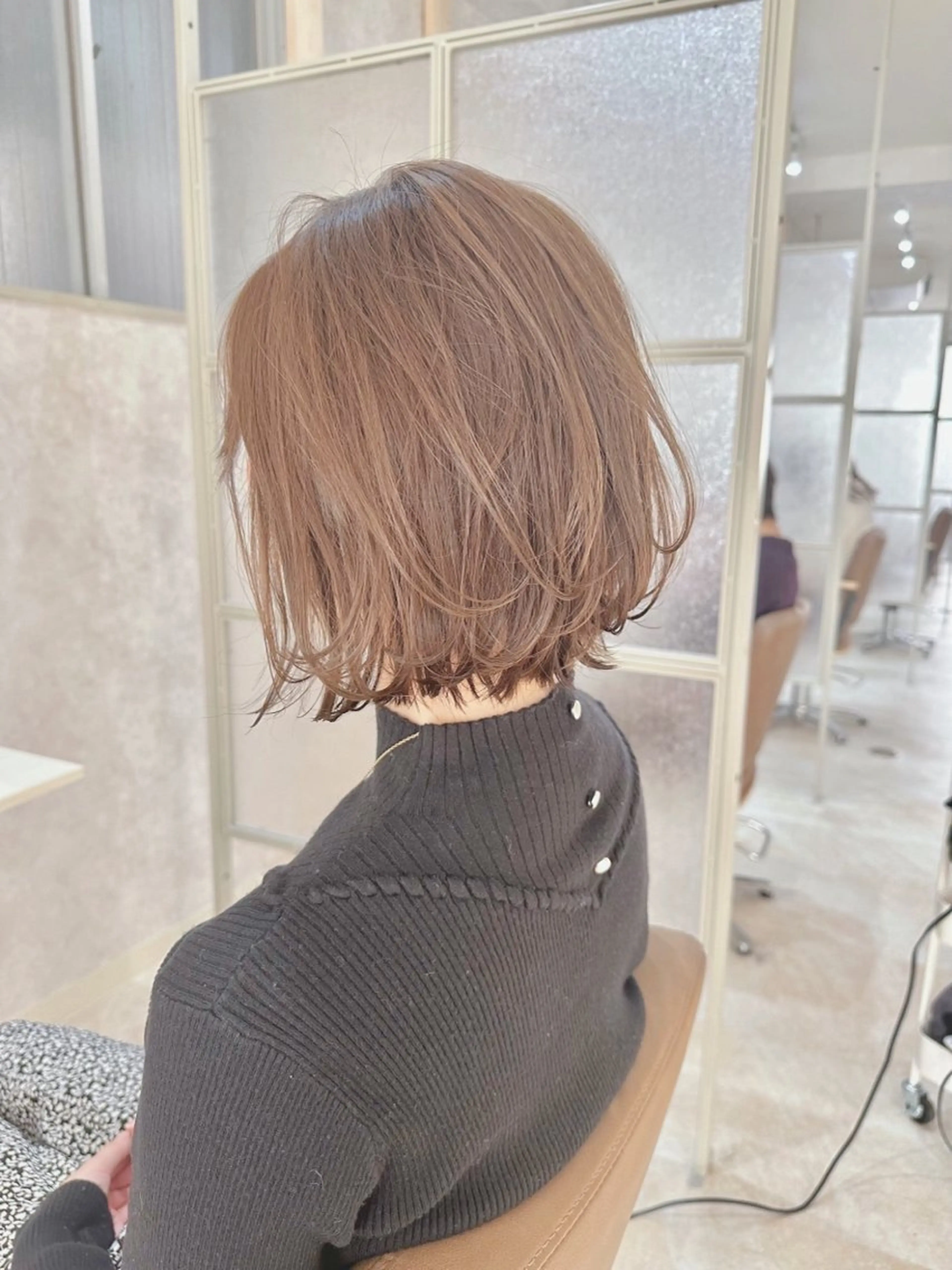 ミディアム 【ROSSO】 SHUHEIのヘアスタイル
