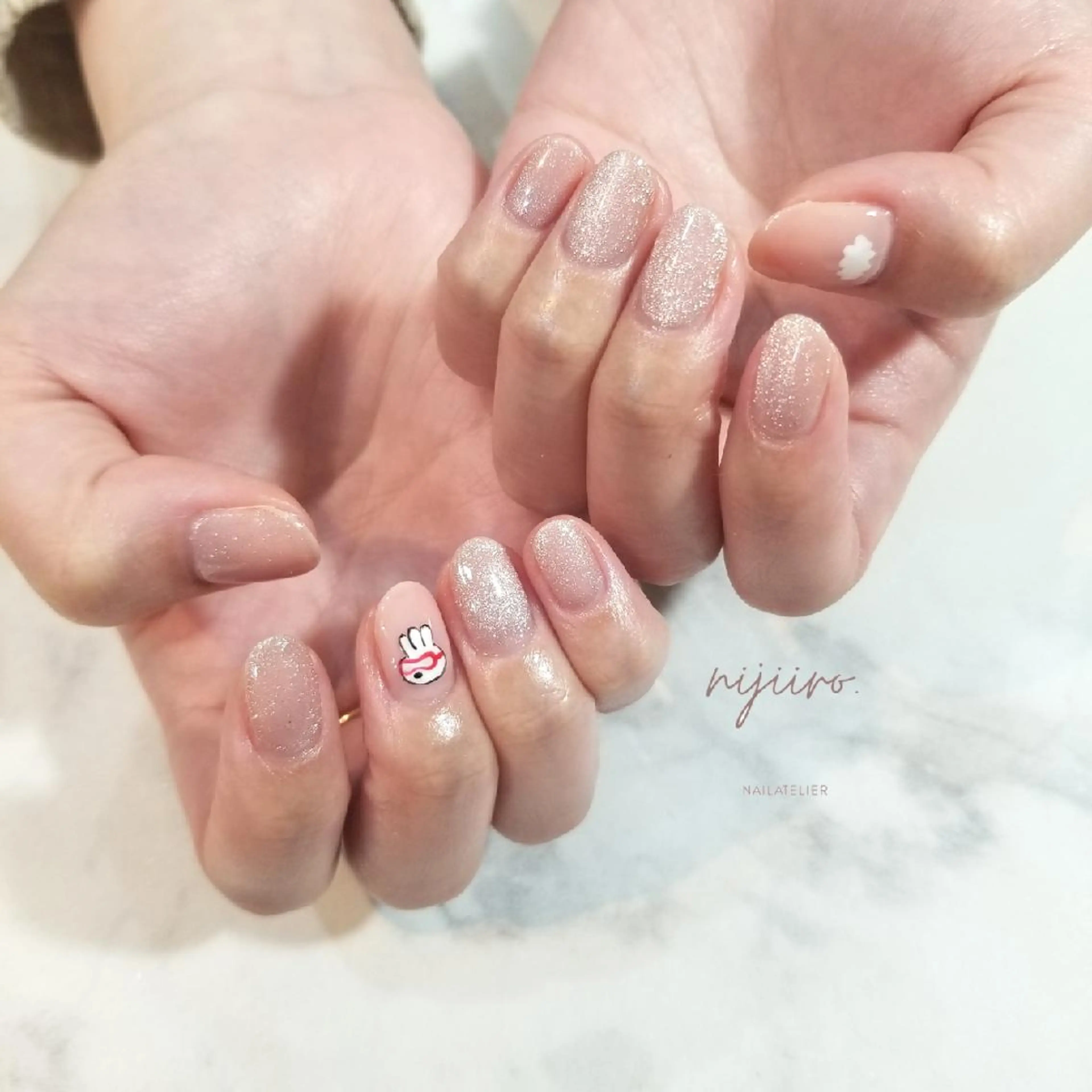 ネイル ハンドネイル nailatelier nijiiro.所属・nijiiro🌈 サトウのネイルデザイン