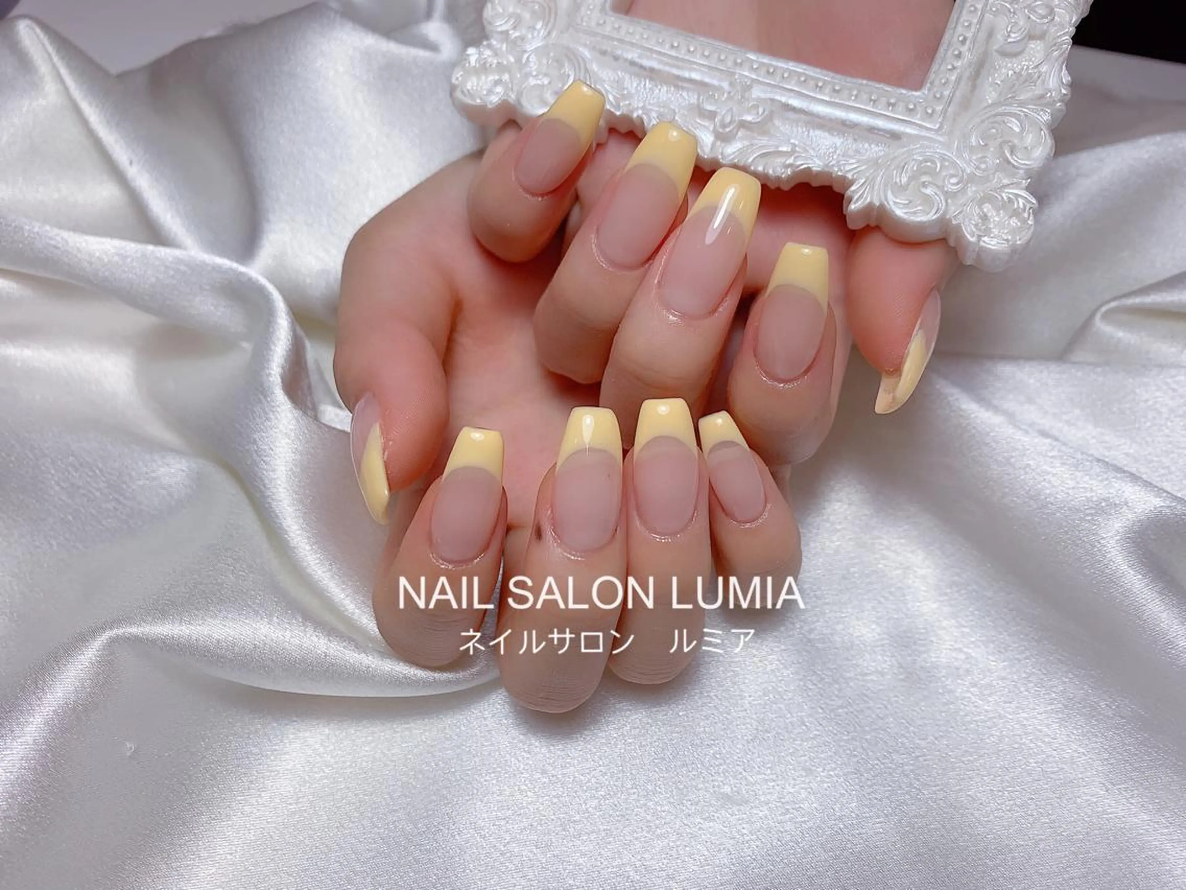 🌷🉐🔥チップジェルスカルプ長さだし10本フレンチネイル ベースカラーあり(オフ別途料金あり)の写真