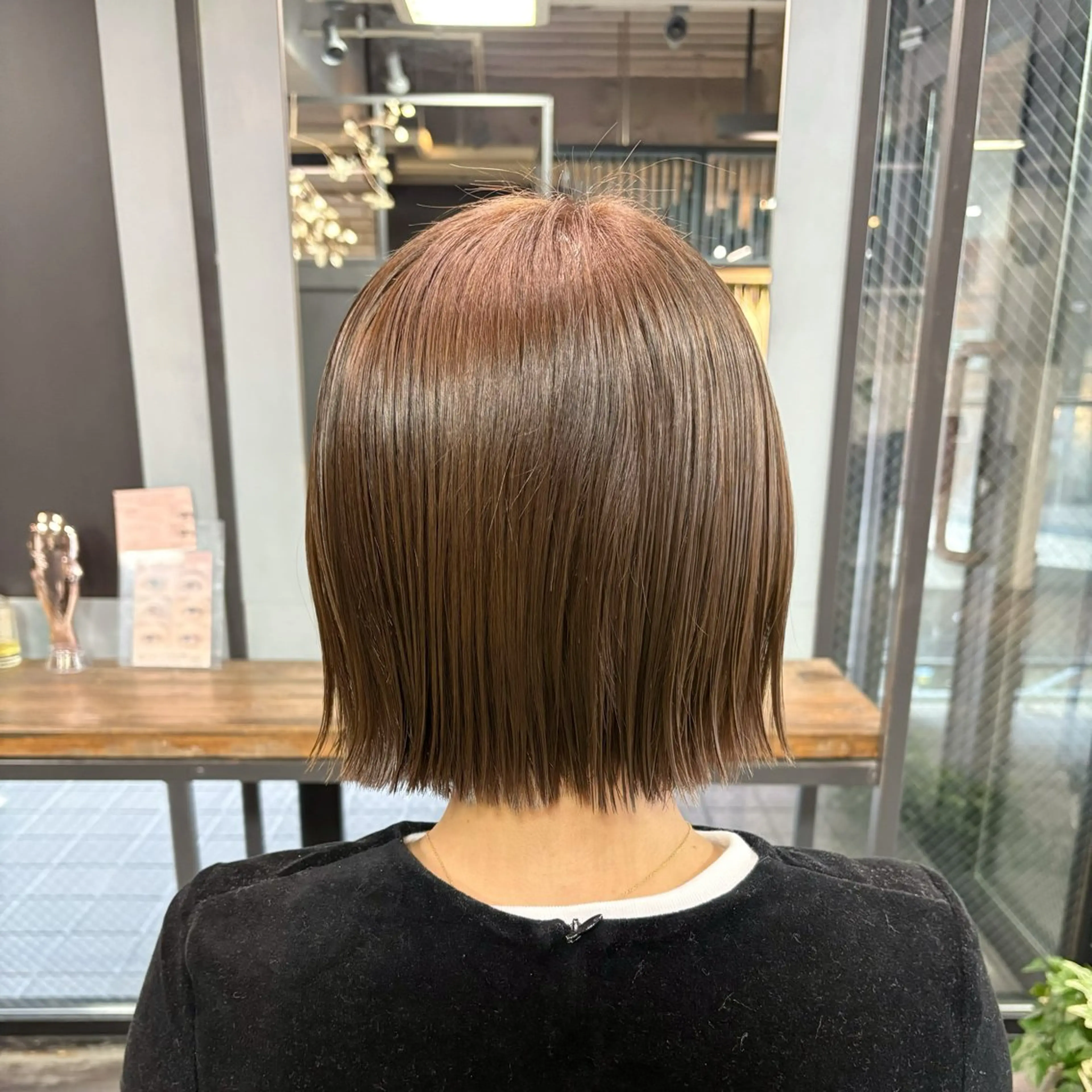 💎ケアもしたい方おすすめ💎透明感ワンカラー+Aujuaトリートメントの写真