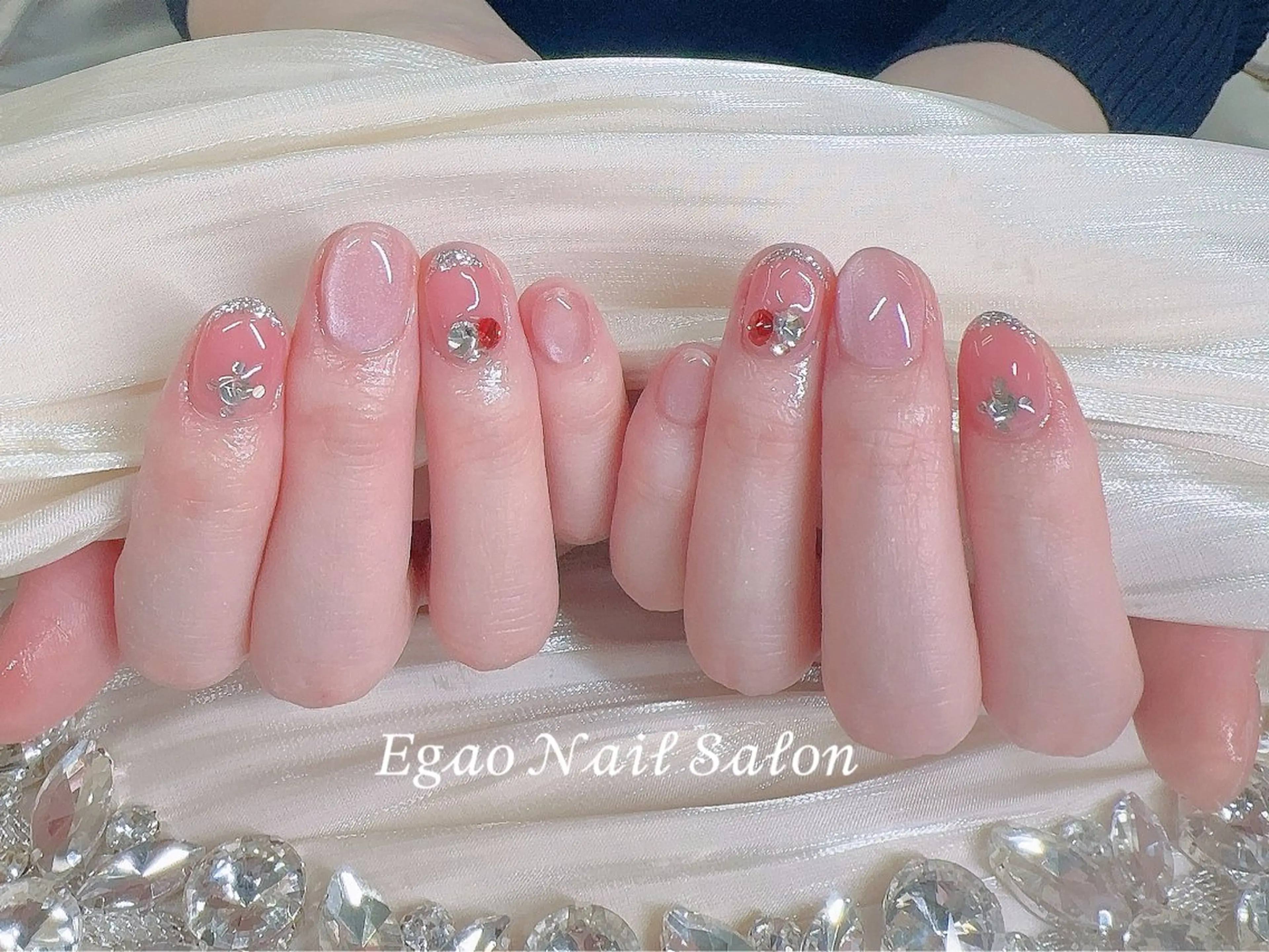 ネイル フットネイル ジェルネイル 韓国ネイル マグネットネイル メンズネイル ハンドネイル Egao Nail Salonのネイルデザイン