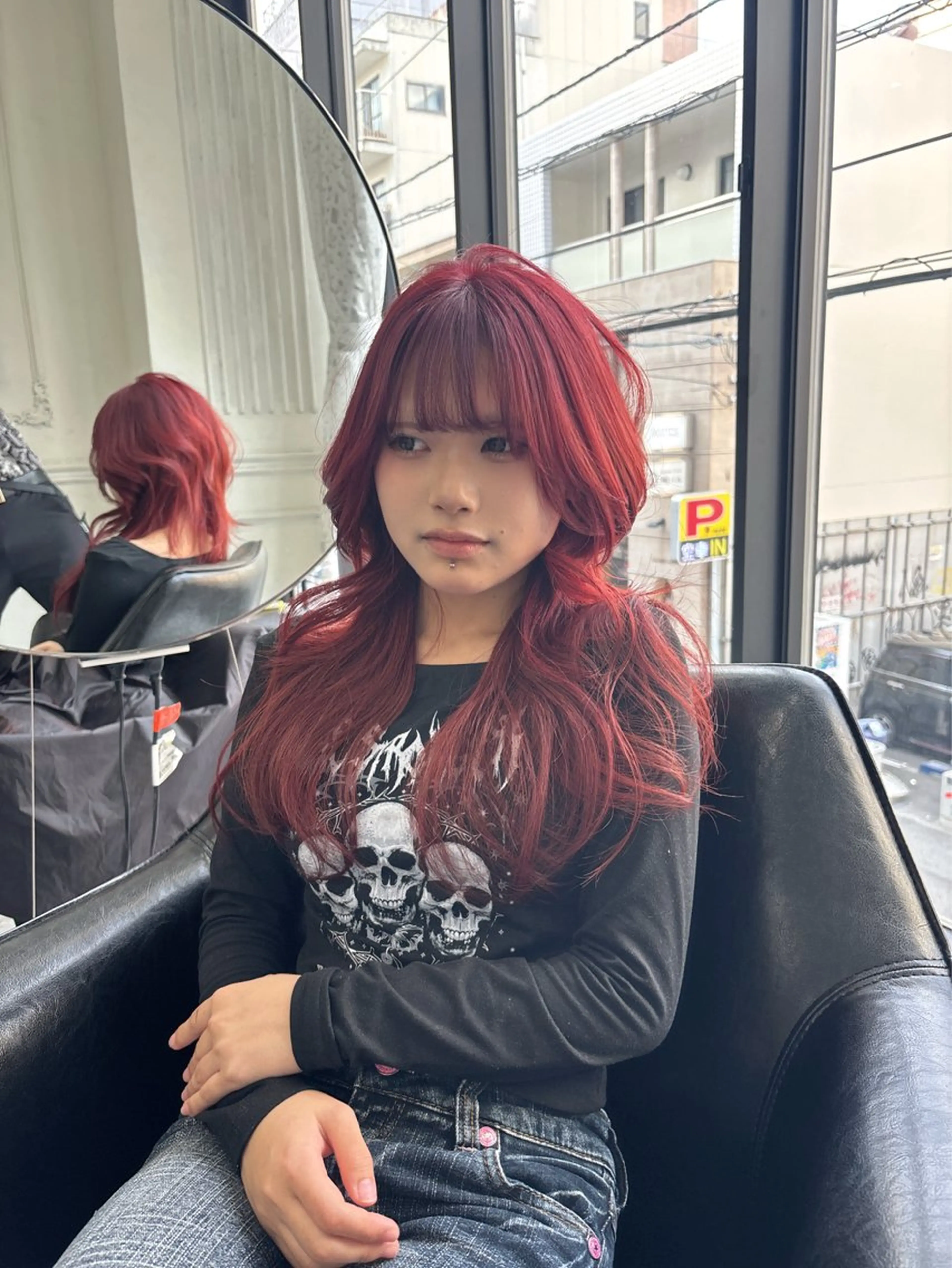 ミディアム カラー ヘアカラー Maison Halu YUKIのヘアスタイル