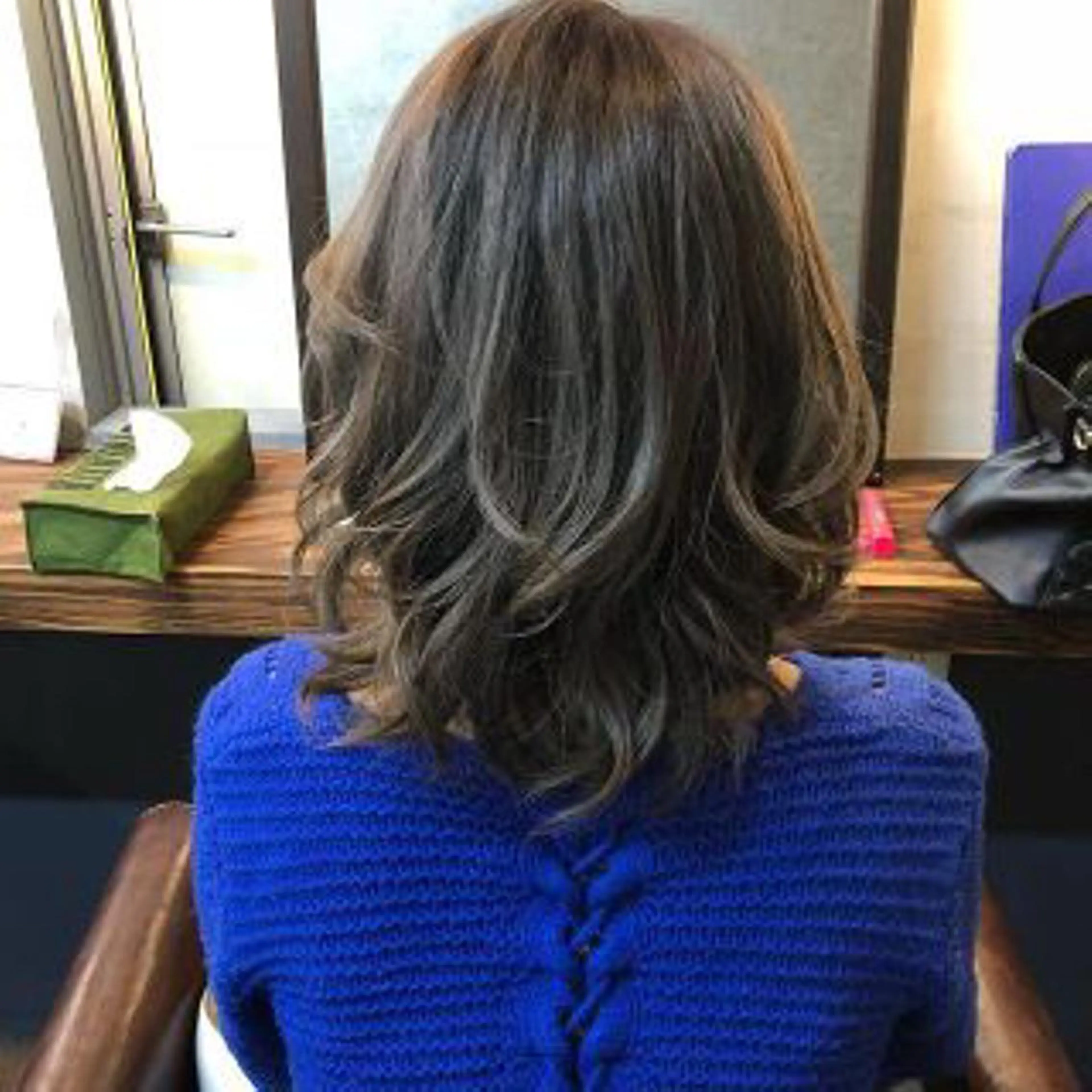 セミロング カット ヘアカラー トリートメント ヘアセット ✨上村 潤平✨メンズヘア✨のヘアスタイル