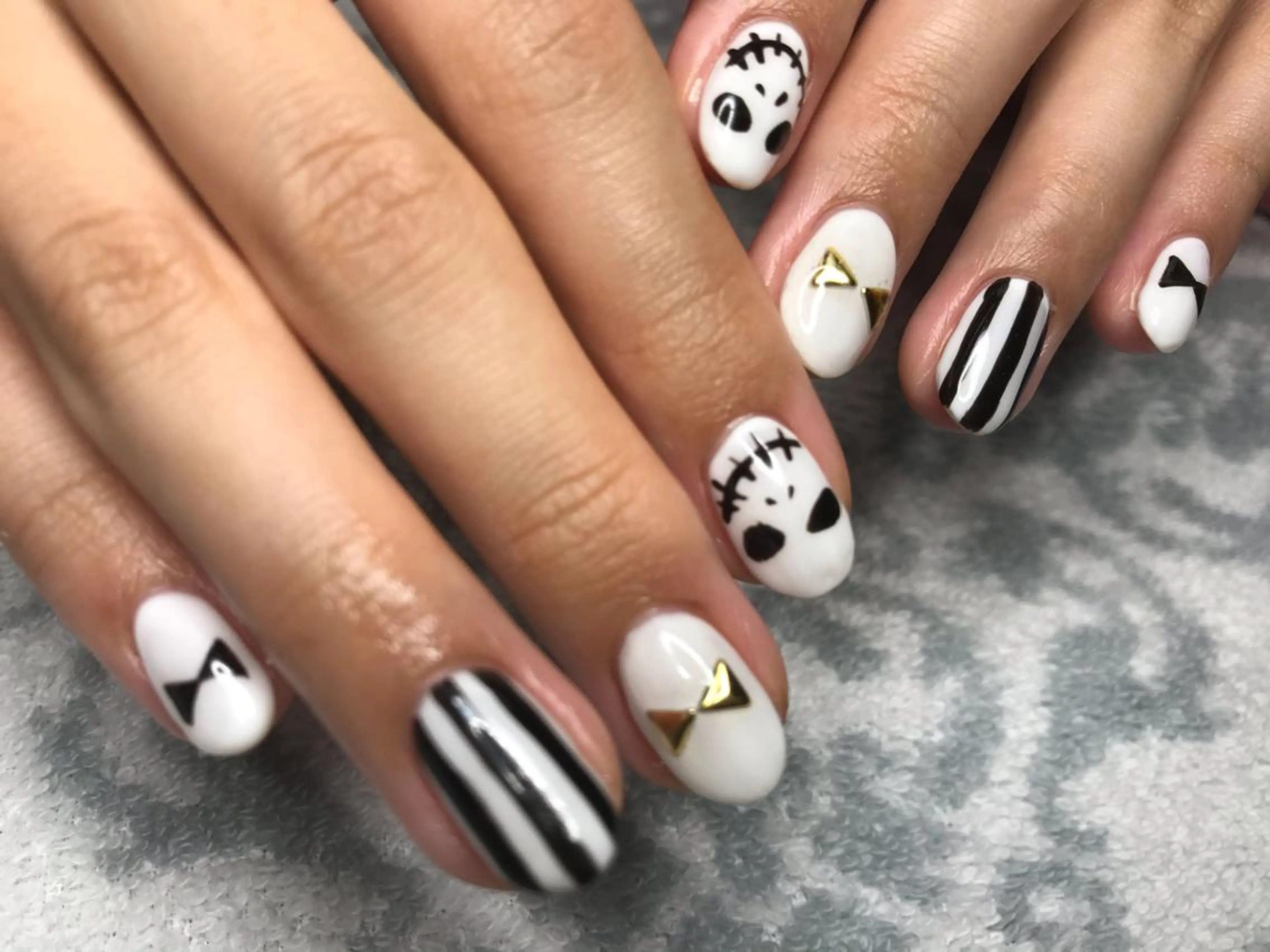 ネイル ハロウィン ハンドネイル ネイルサロンハピーナ自宅サロン所属・金沢 未緒のネイルデザイン