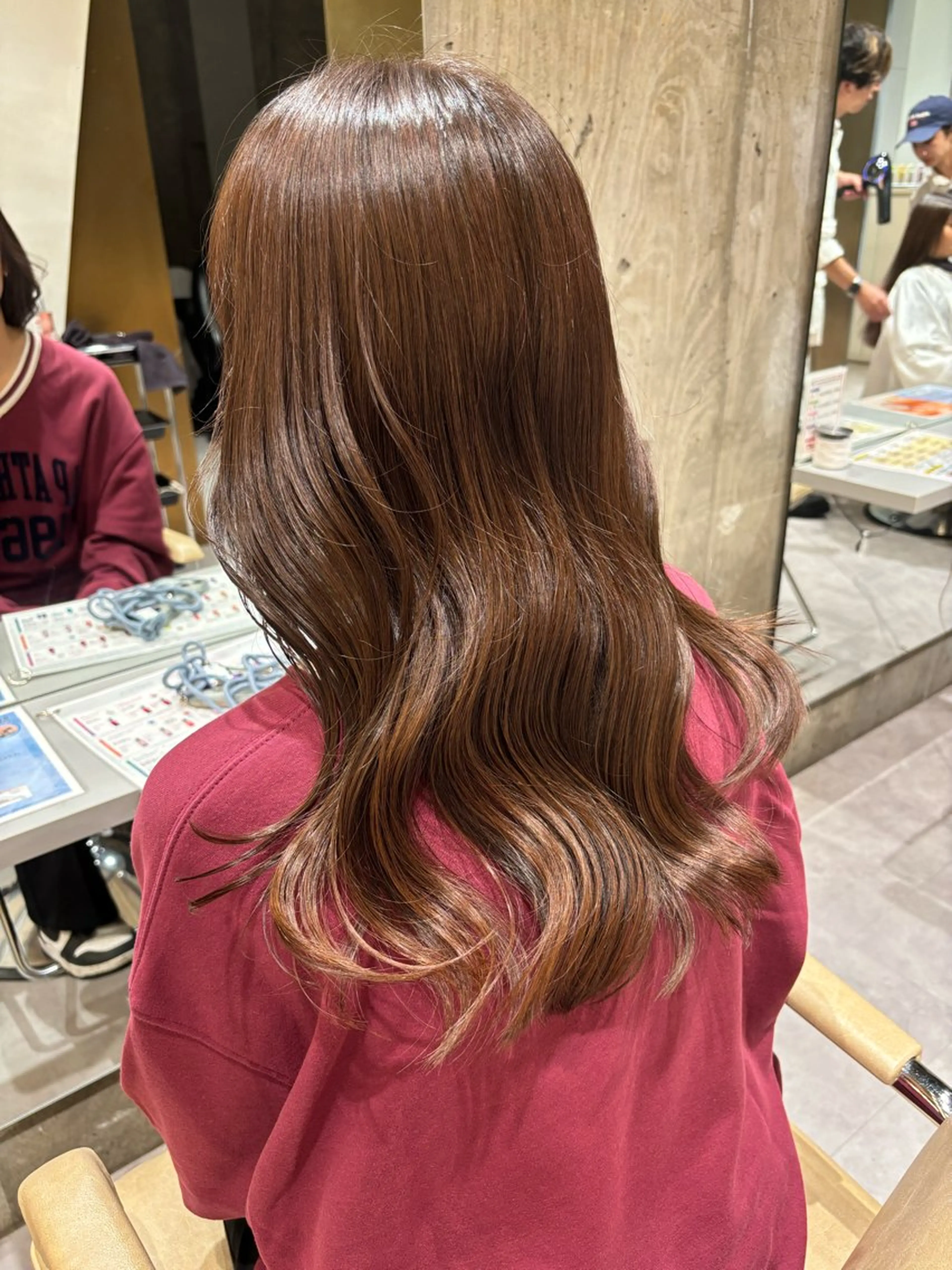 ロング カット ヘアカラー 無料カット募集中🌷 ちひり𓂃𓈒♡‪のヘアスタイル