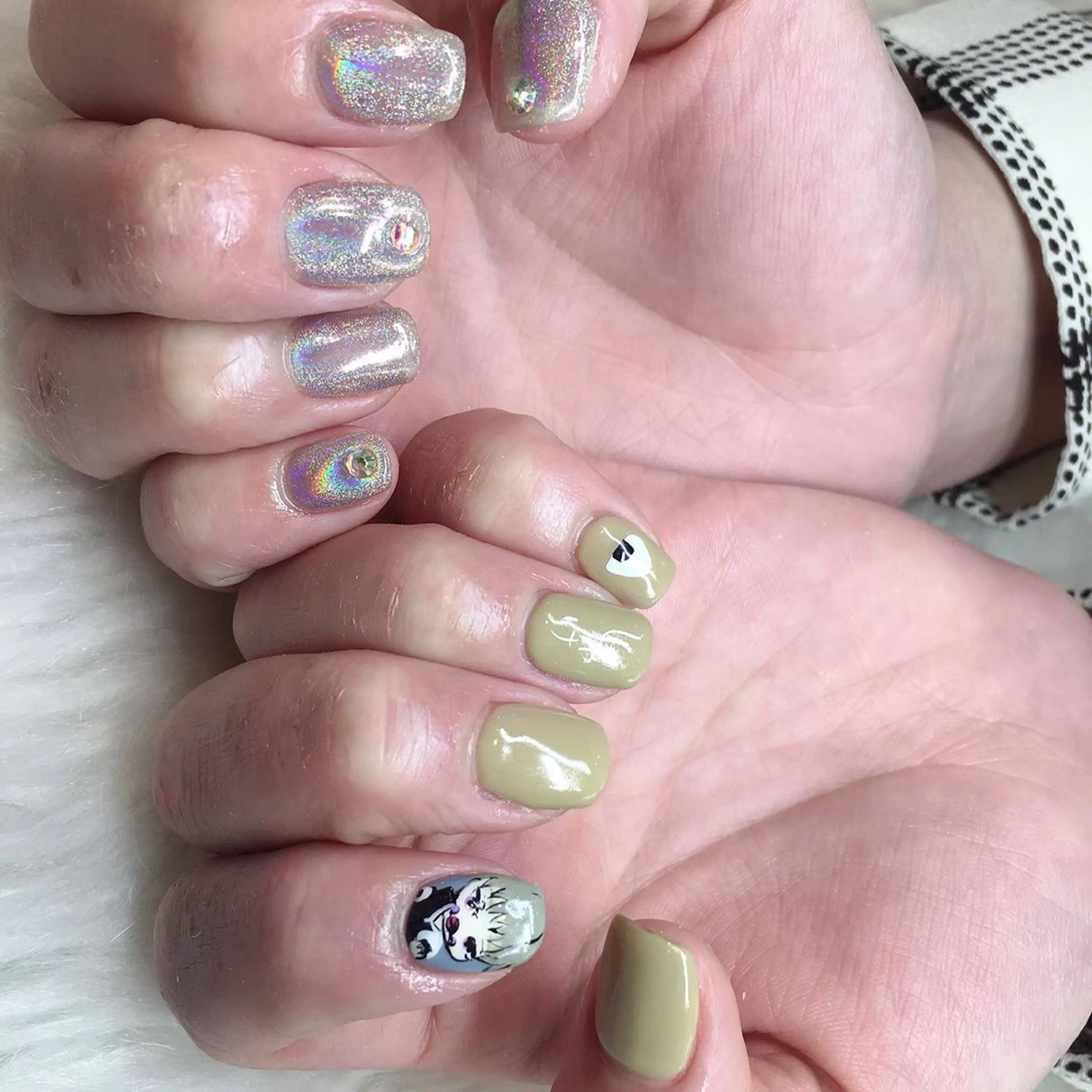 ネイル 成人式 冬ネイル クリスマス ハンドネイル ティーエヌ 金山駅東口店のネイルデザイン