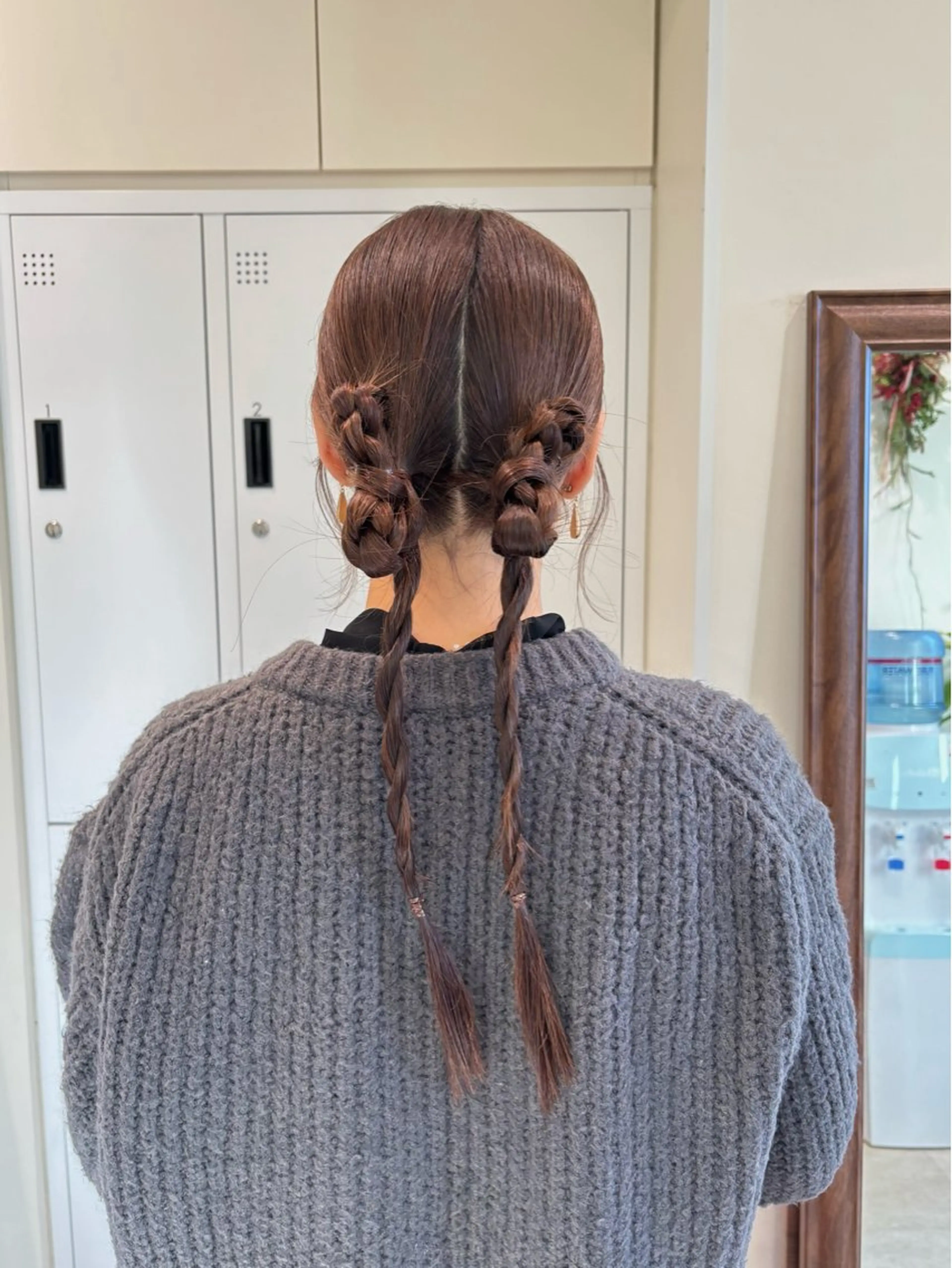 ヘアアレンジ ヘアセット 髪質改善/暗髪カラー ヘアアレンジ/スミレのヘアスタイル