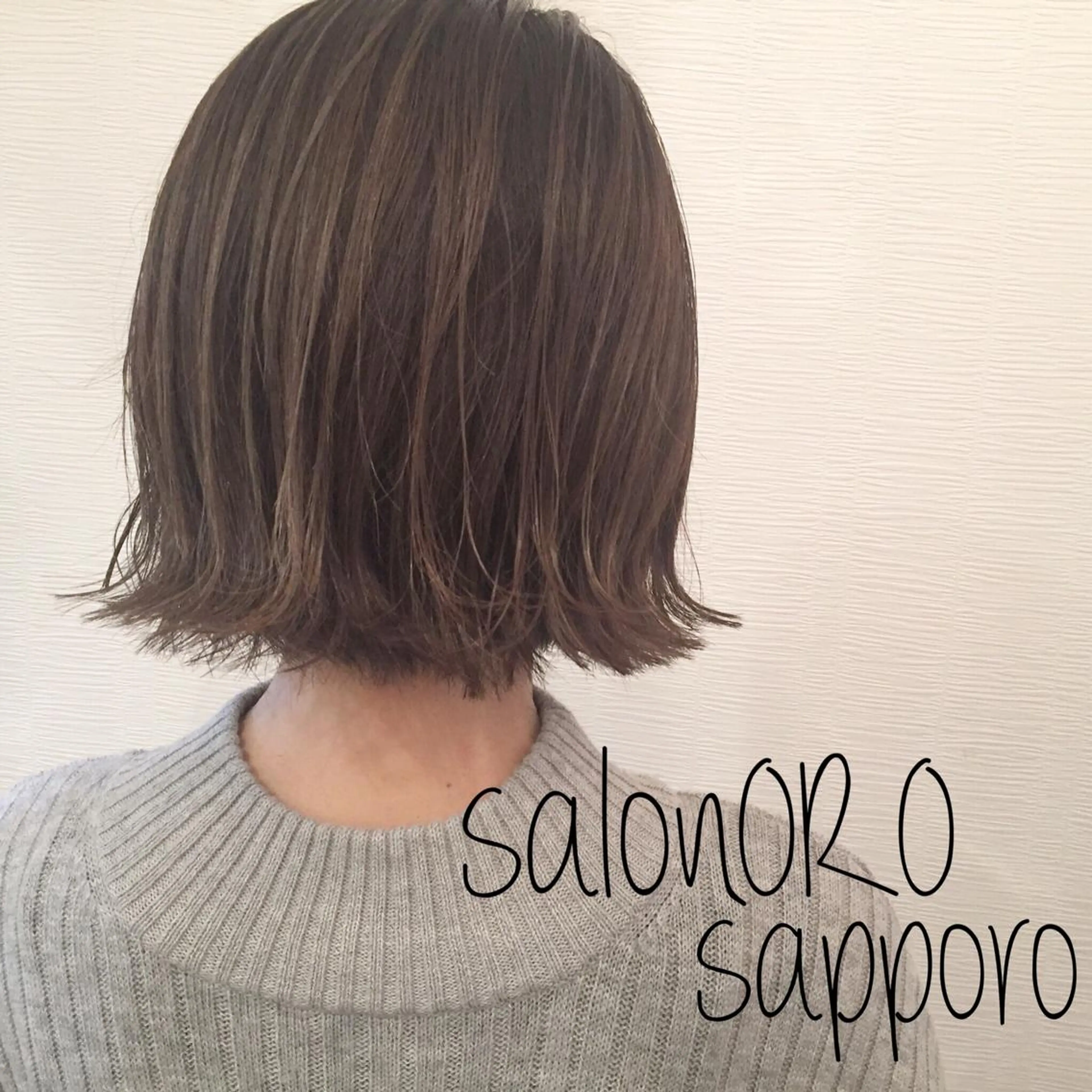 ミディアム カラー グラデーションカラー グレージュ ハイライトカラー ハイライト 似合わせカット カット ヘアカラー トリートメント toiro by lien hair atelier所属・池田 真由美のヘアスタイル