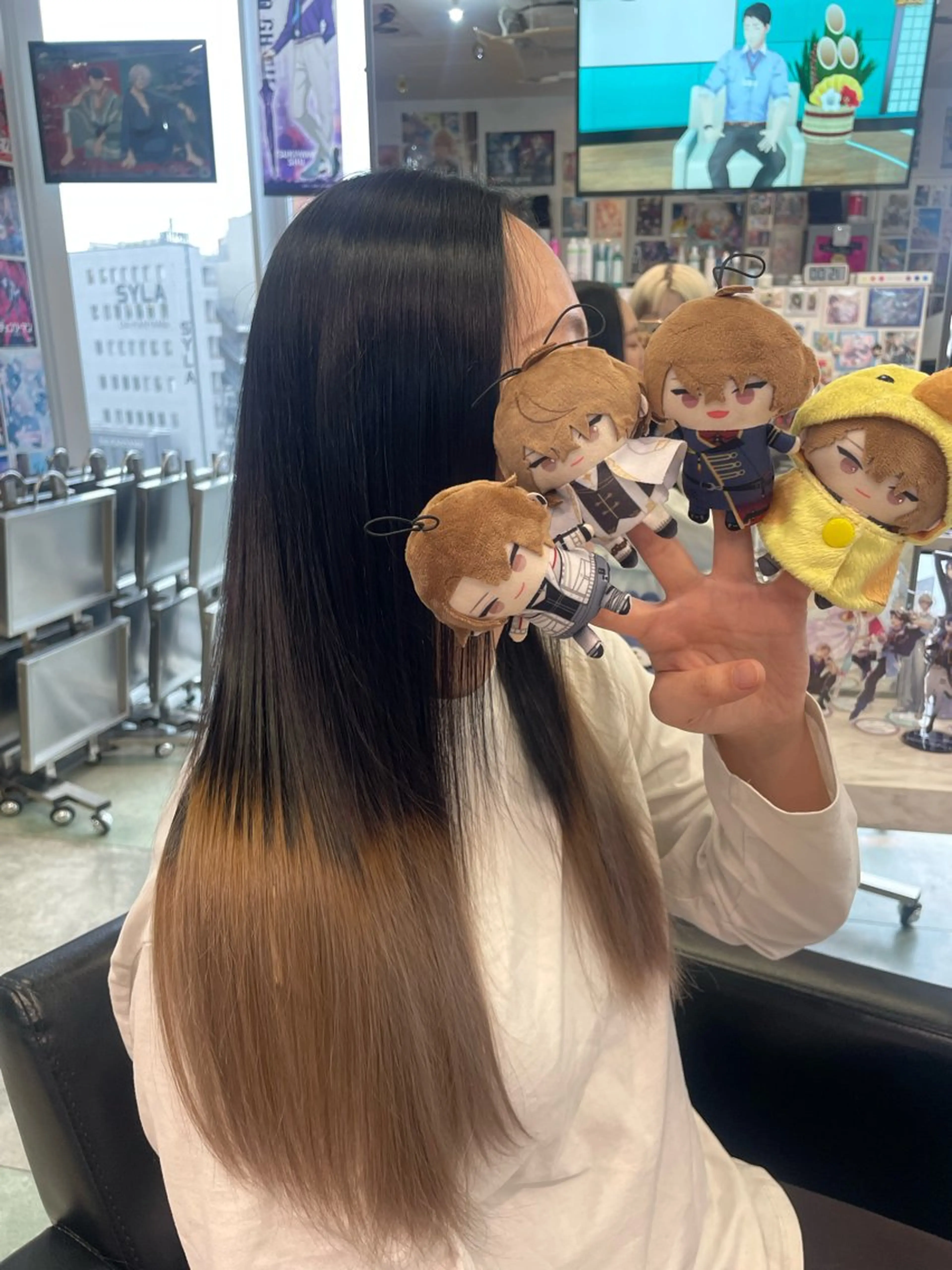 ロング ヘアカラー 💖推しカラー💖 オタク美容師✂ゆづきのヘアスタイル