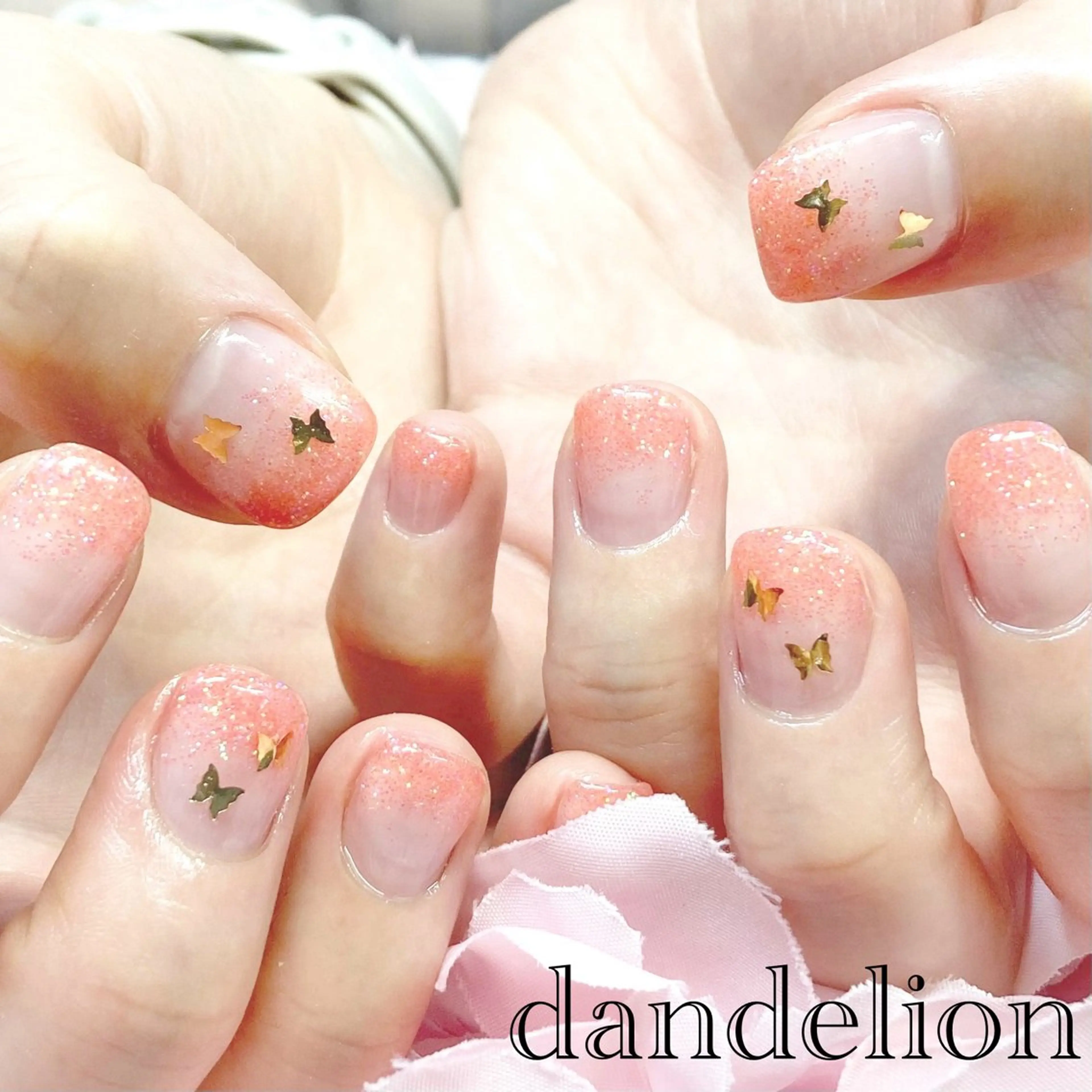 ネイル ハンドネイル ハンドケア dandelion ダンデライオンのネイルデザイン